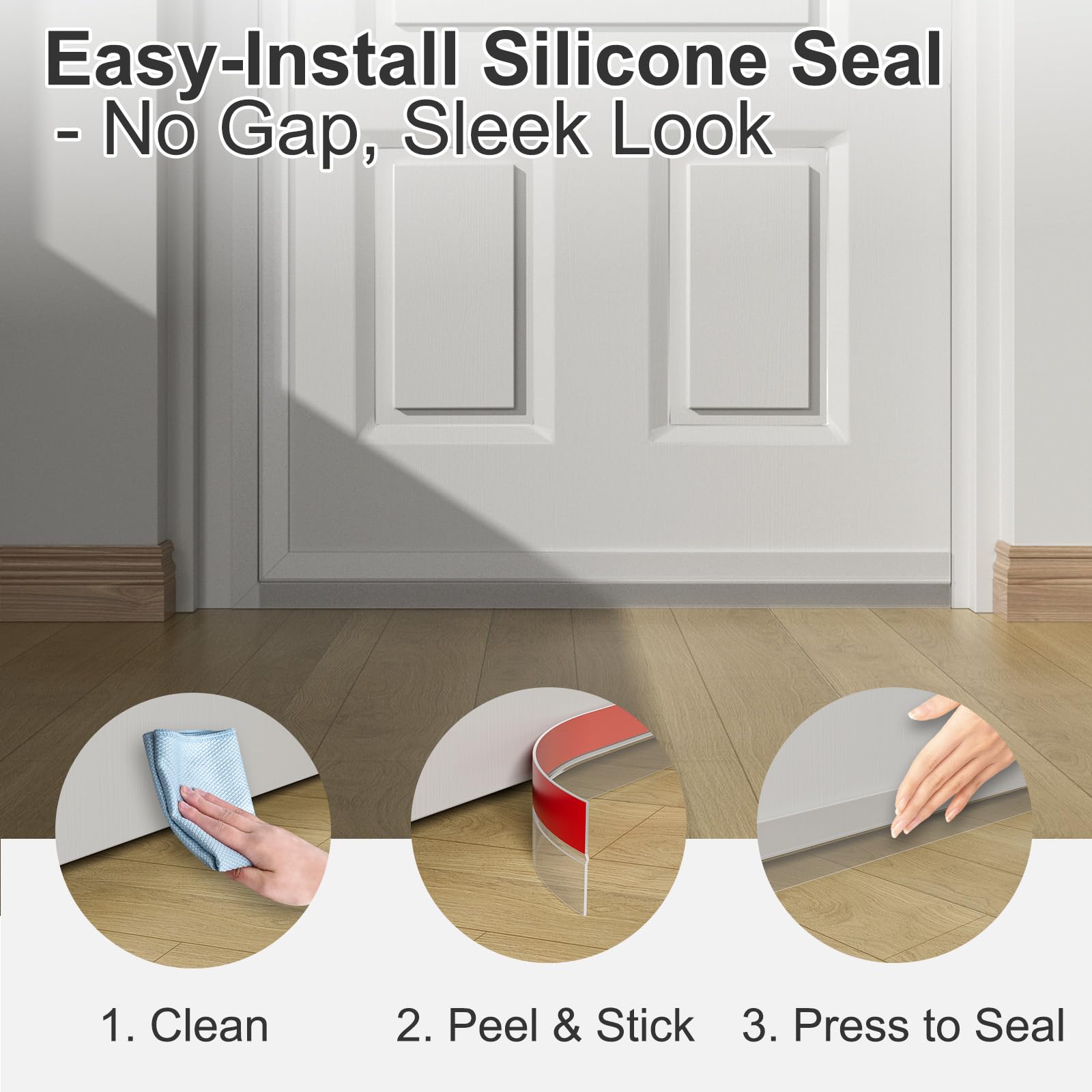 Weather Stripping Door Seal for Door Frames (20 Foot)