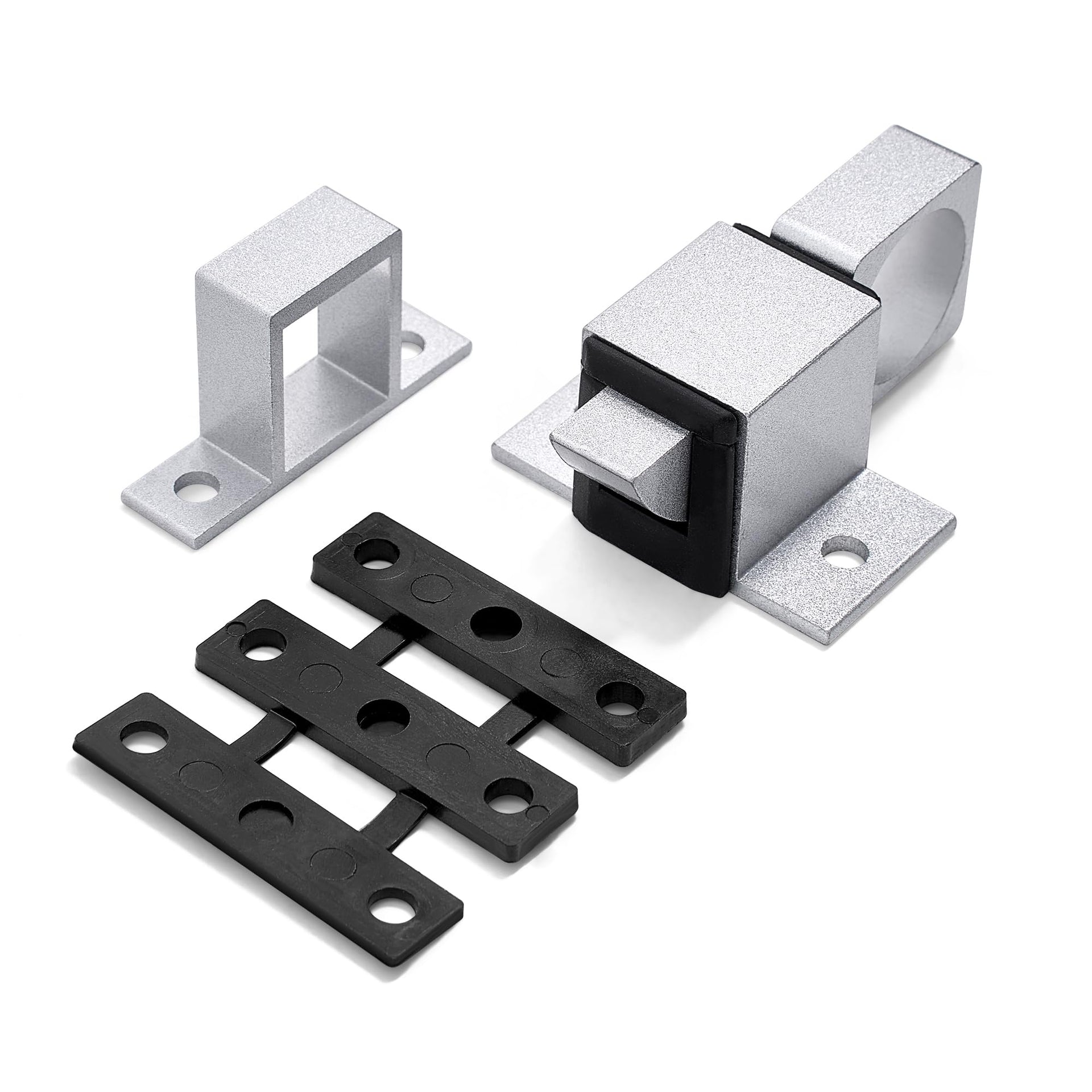 4 Packs Silver Spring Door Lock (4 Count)
