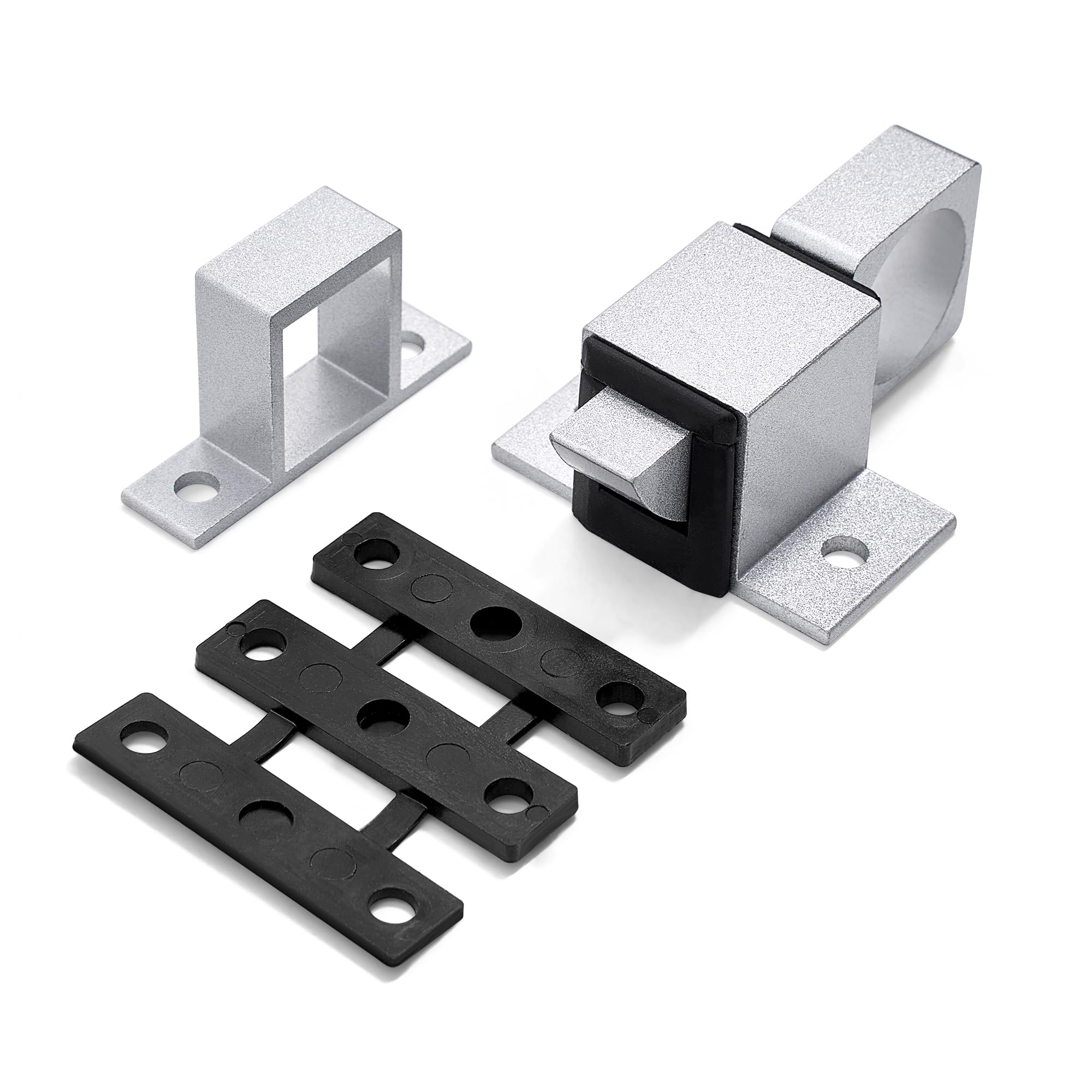 4 Packs Silver Spring Door Lock (4 Count)