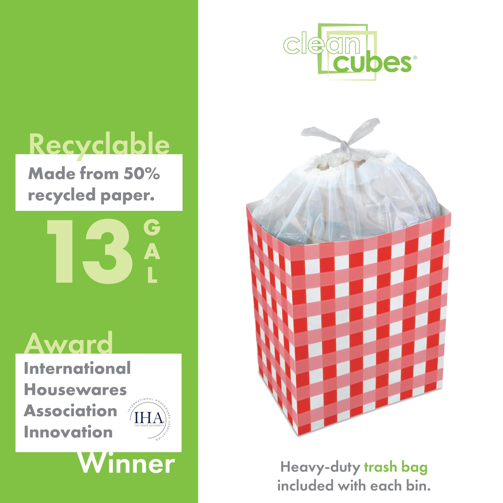 13 Gallon Disposable Pop (3 Count)
