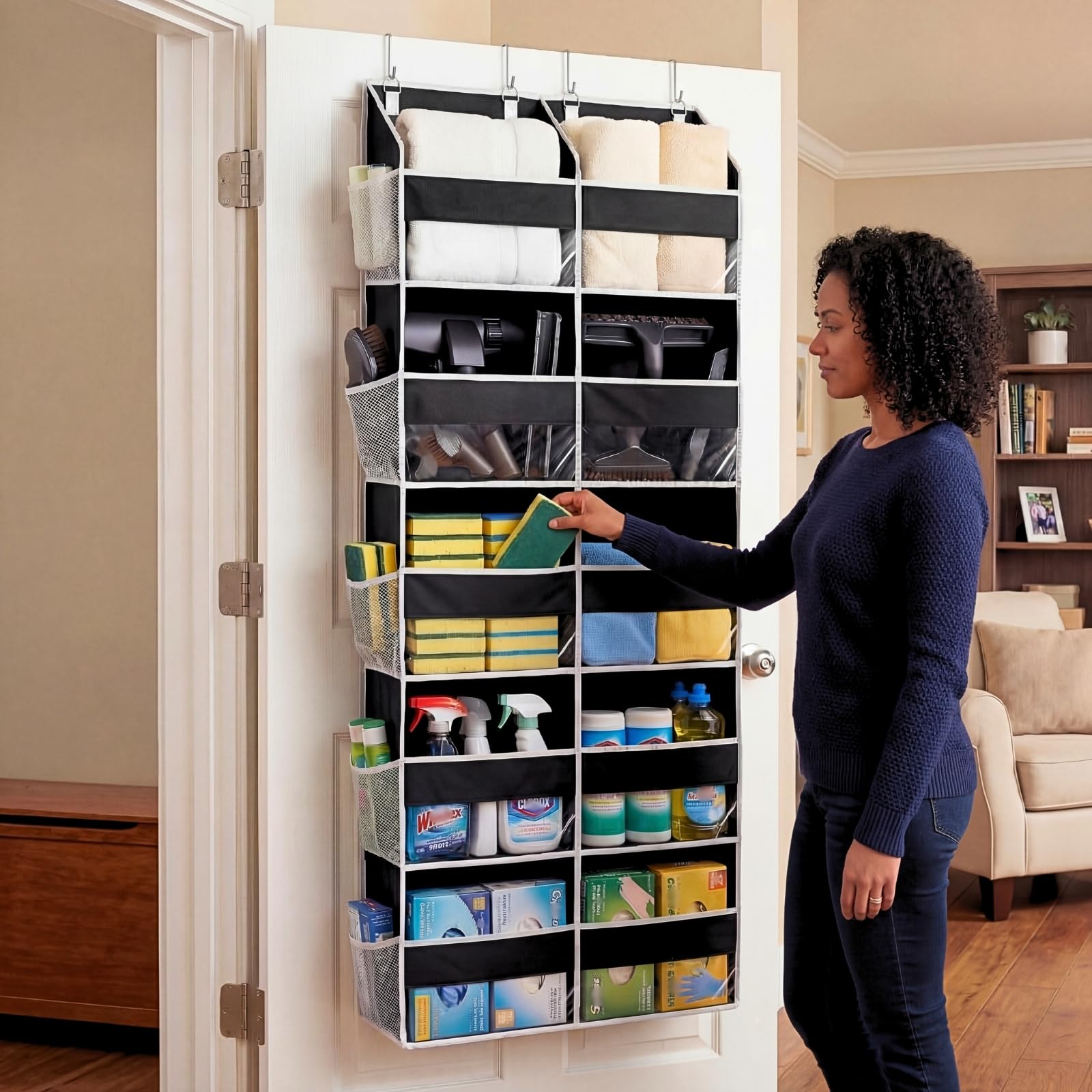 Over the Door Organizer 5 Tiers