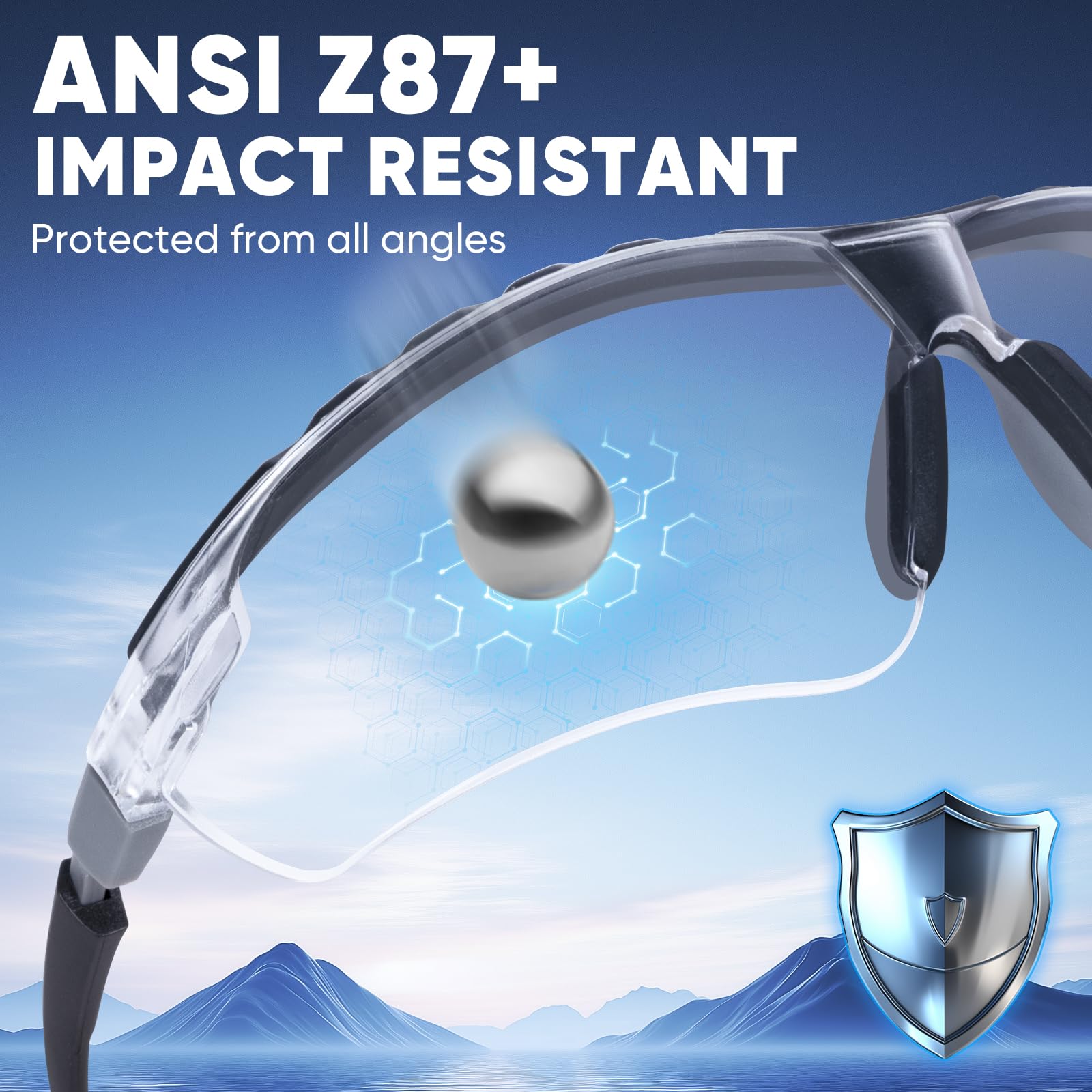 1PK Anti Fog Safety Glasses for Men & Women