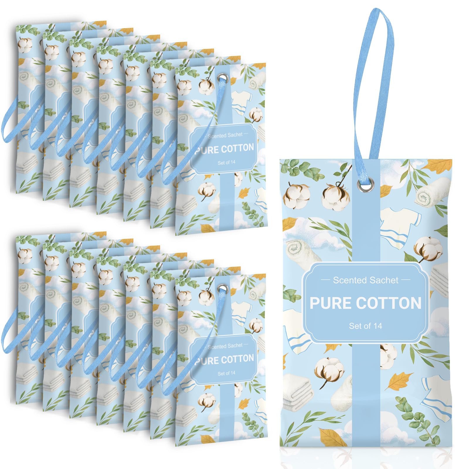Scented Sachets for Drawer and Closet (14 Count)
