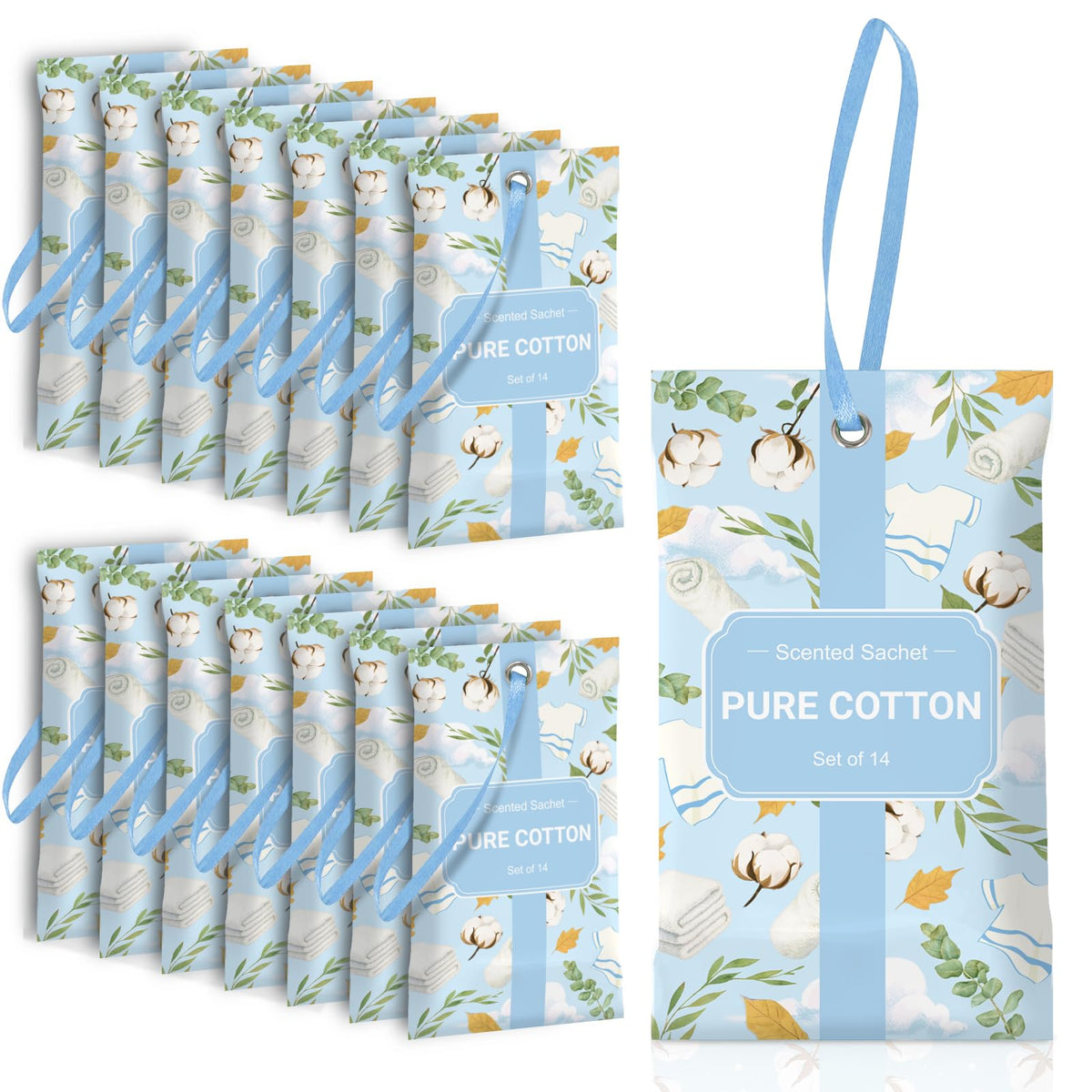 Scented Sachets for Drawer and Closet (14 Count)