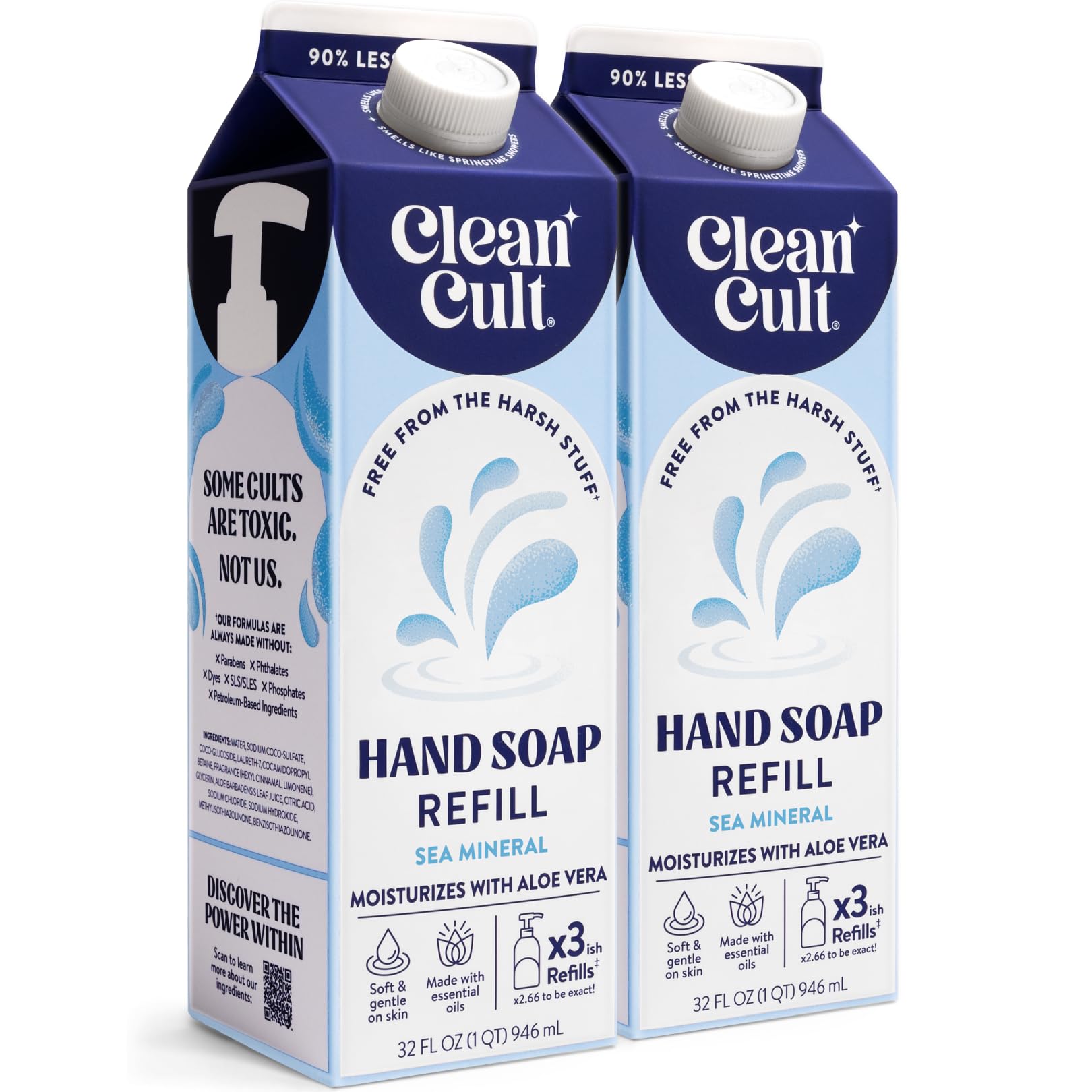 Liquid Hand Soap Refills (64 Fl Oz)