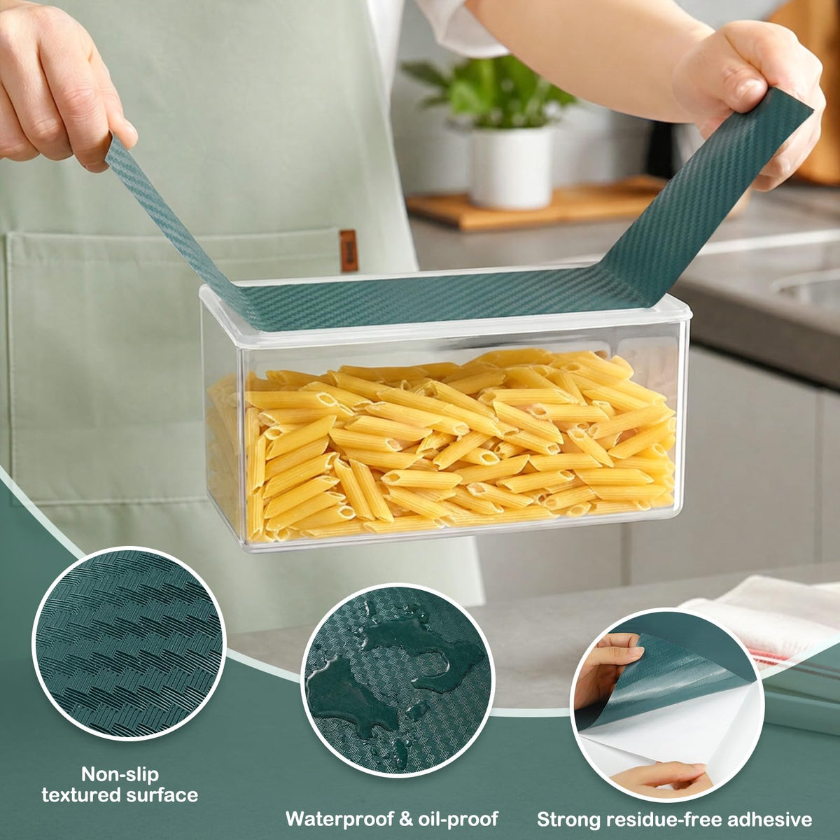 Self Adhesive Shelf Liner Kitchen Liner (691.4 Sq Ft)