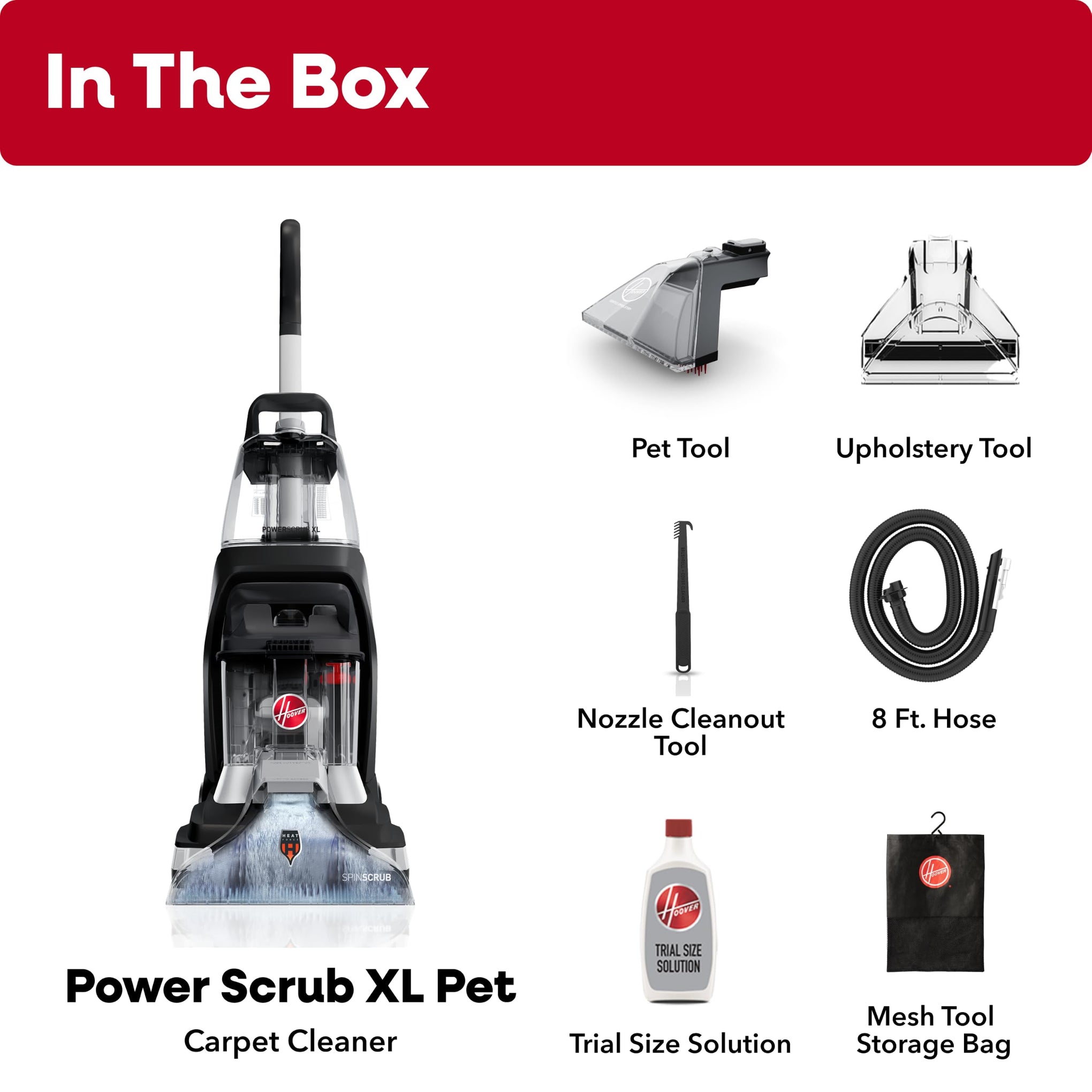 PowerScrub XL Pet Carpet Cleaner Machine for Carpet and Upholstery
