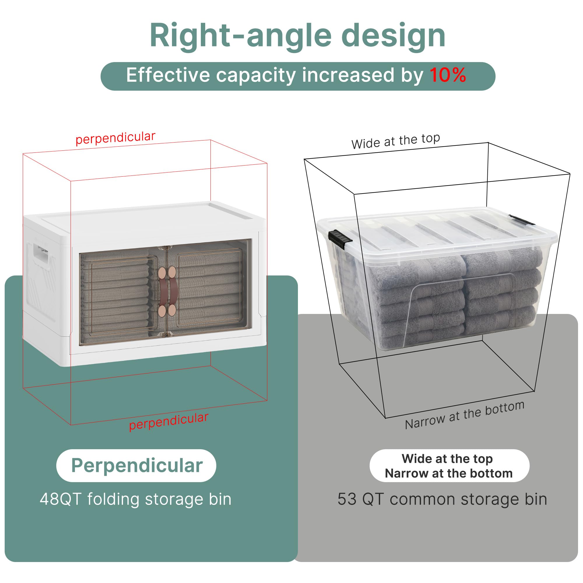 240QT Lockable Plastic Storage Bins (5 Count)