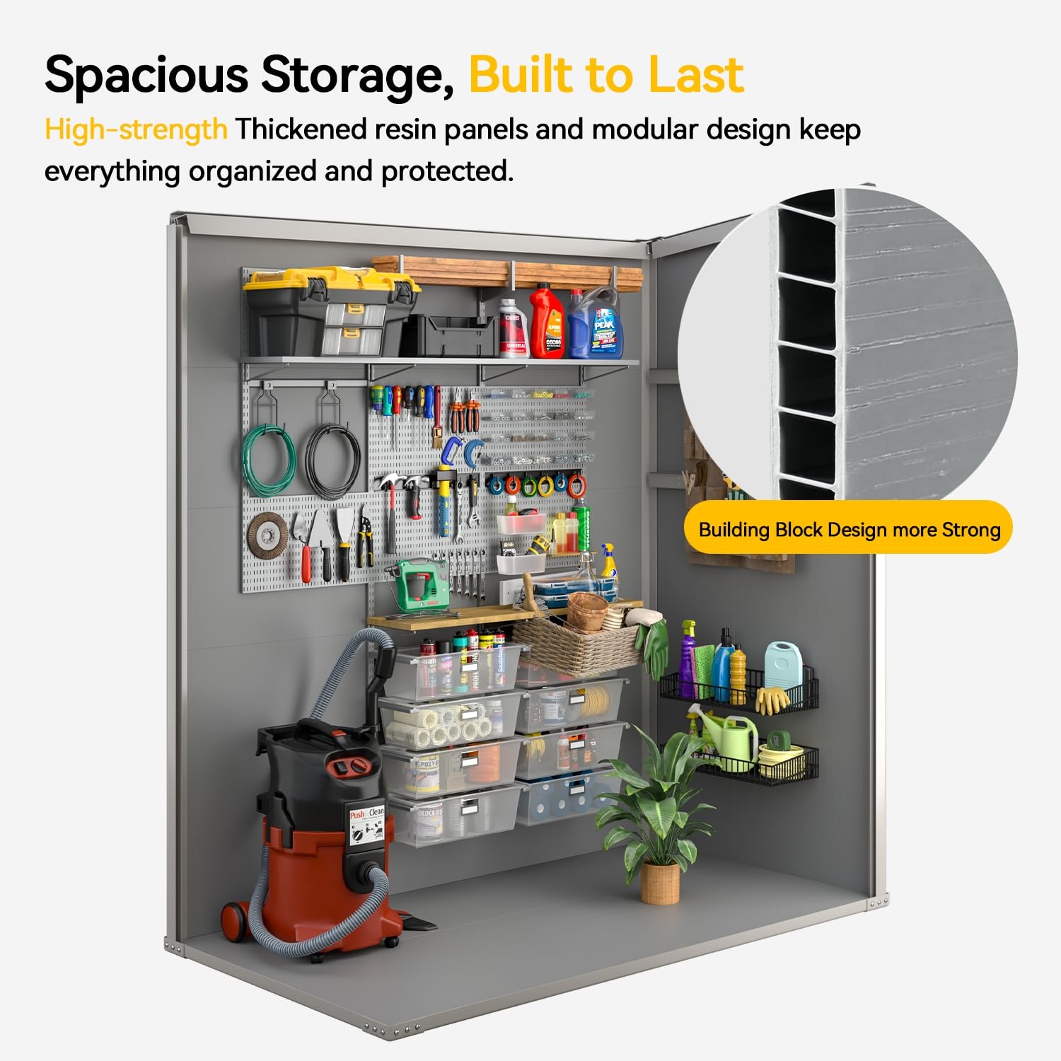 5x3 FT Outdoor Storage Shed