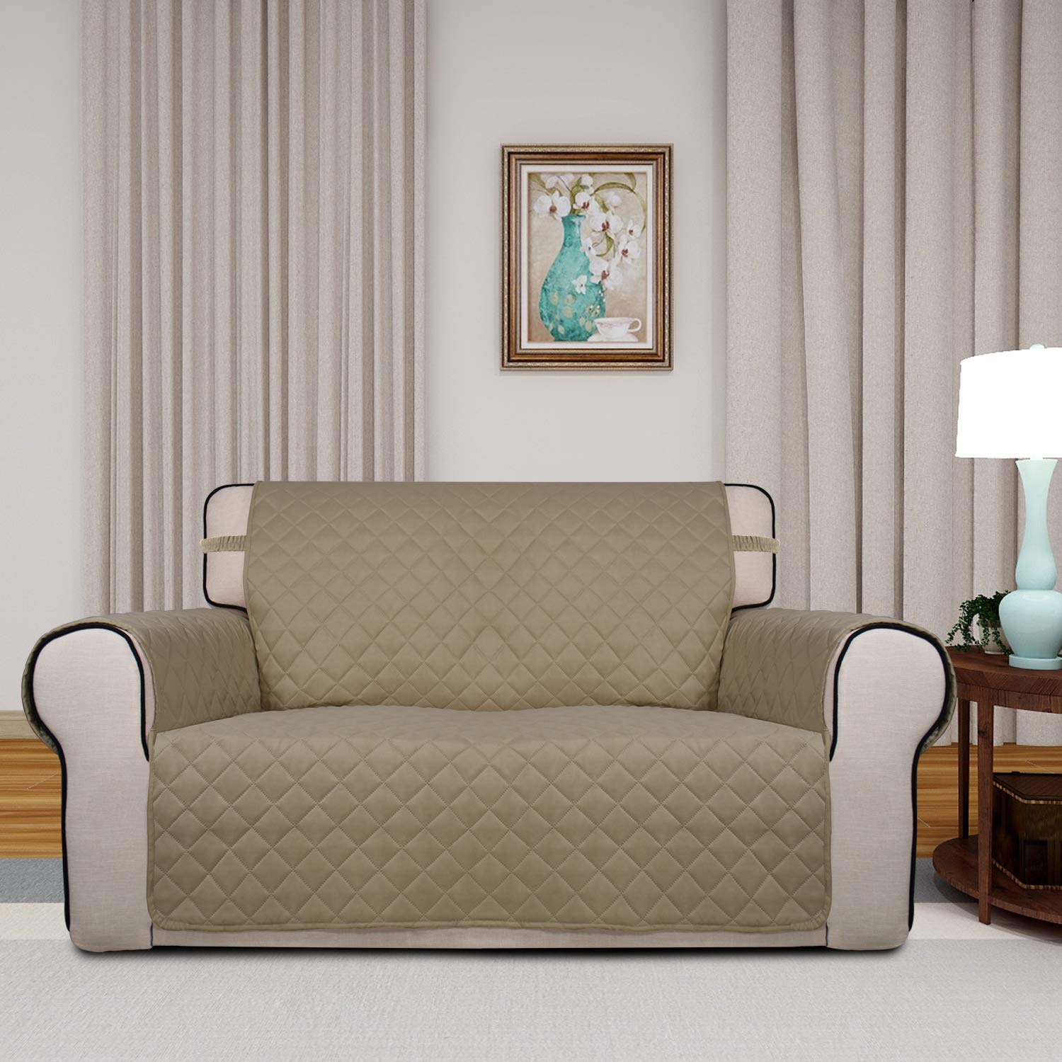 Reversible Quilted Sofa Cover