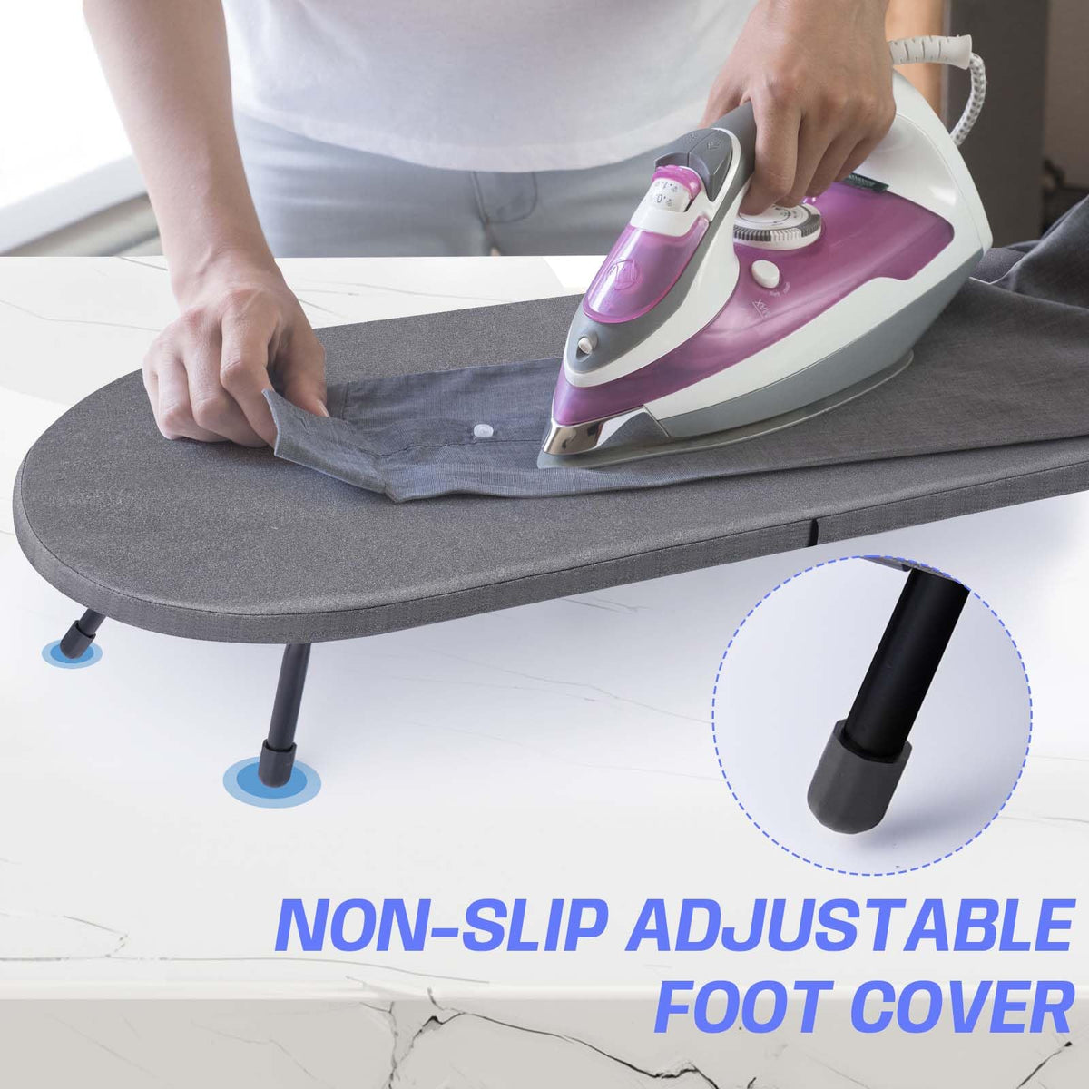 Tabletop Ironing Board with Iron Rest