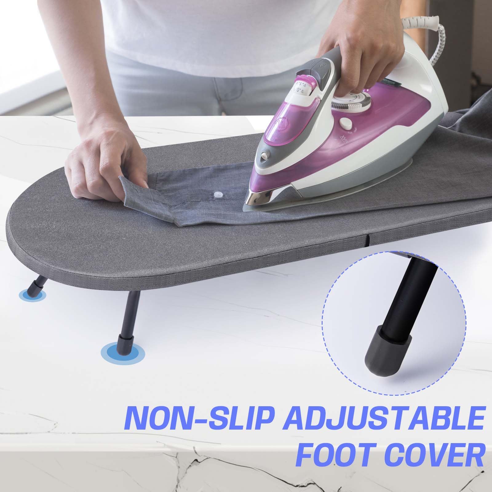 Tabletop Ironing Board with Iron Rest