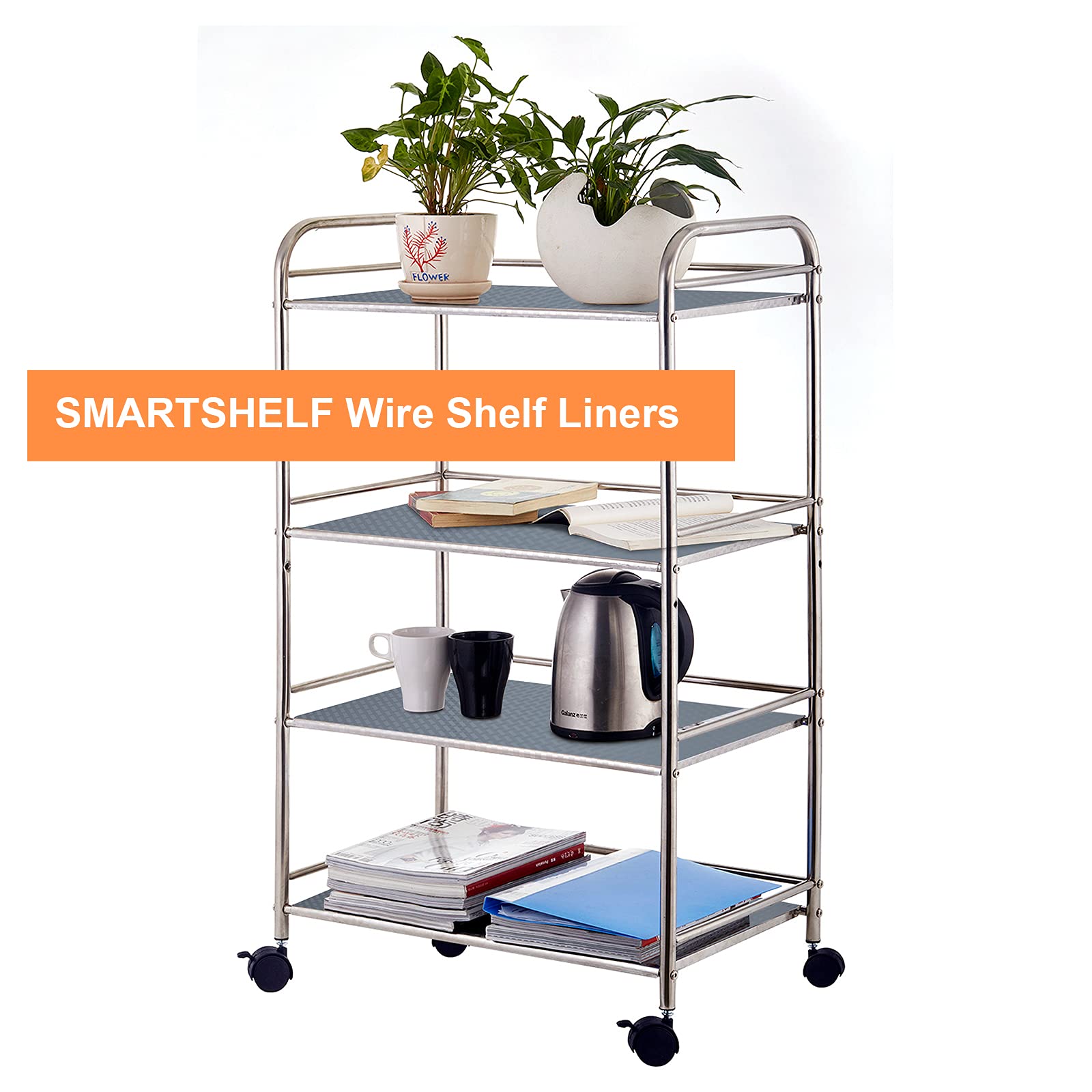 Shelf Liners for Kitchen Cabinets Refrigerator Liners Waterproof & Oil