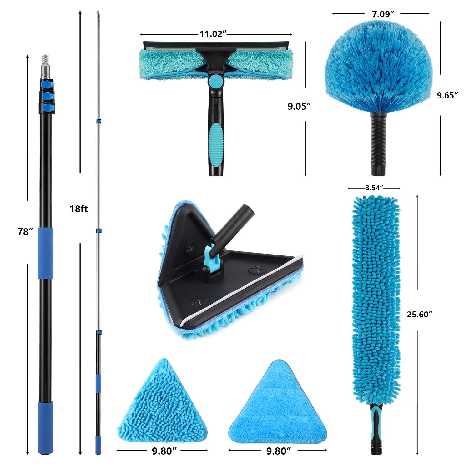 25ft Painted Wall Mop