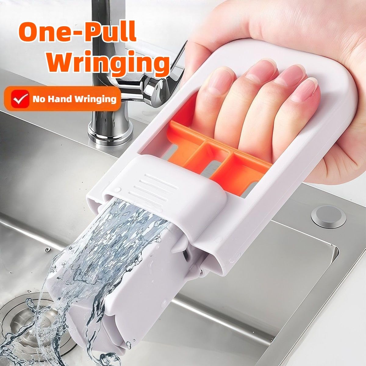 Press Grip Mini Mop with a Mini Foldable Desktop Mop
