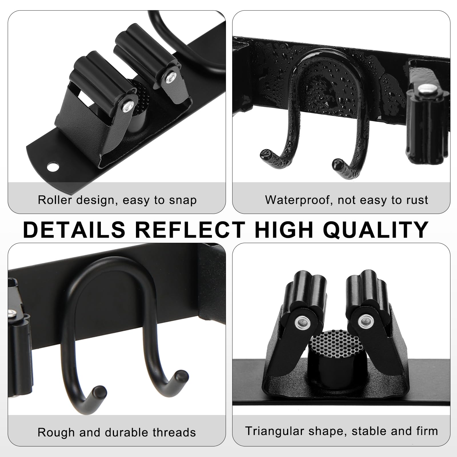 Broom Holder Wall Mount