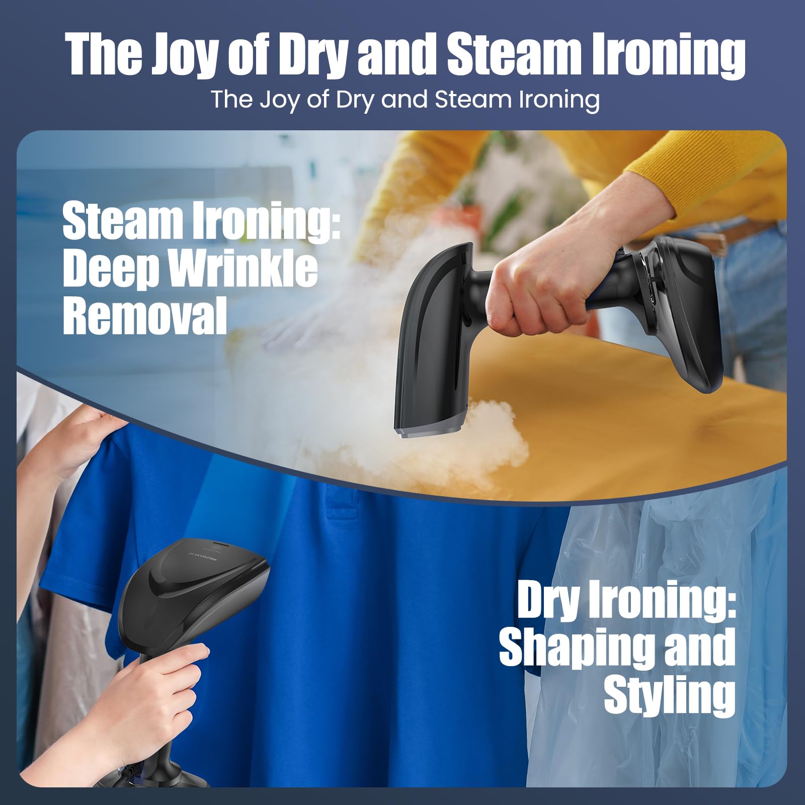 Powerful Handheld Fabric Steamer