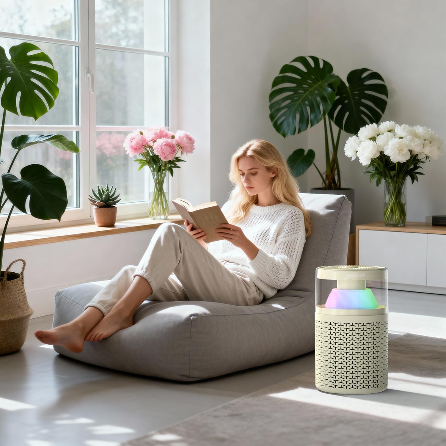 Pet Air Purifier for Home & Bedroom