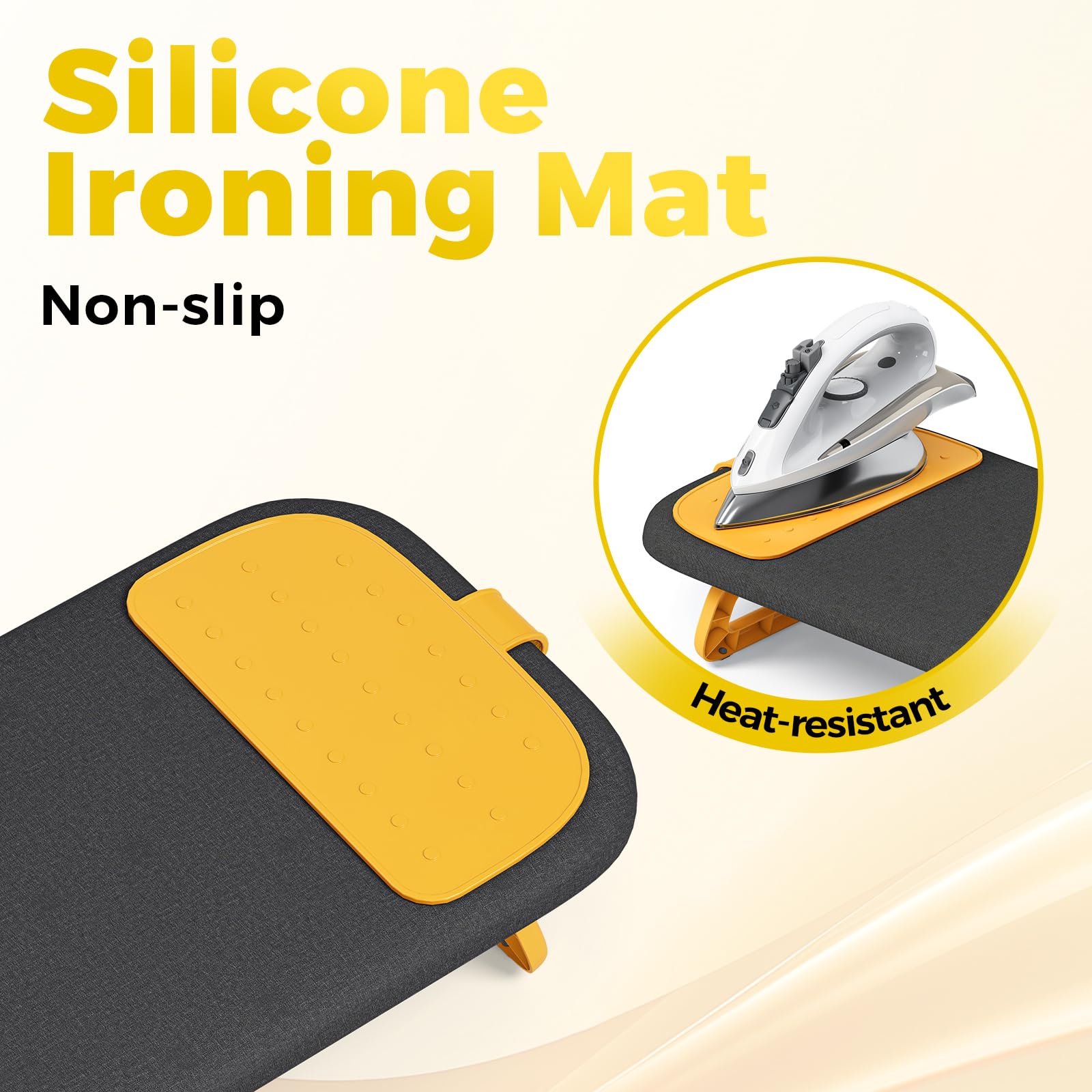 Small Ironing Board with Iron Holder