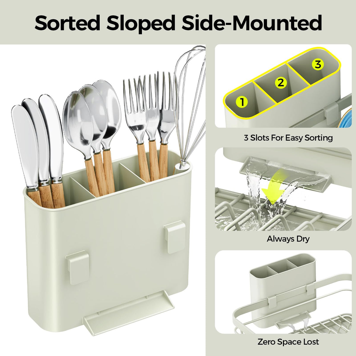 Urakify Dish Drying Rack for Kitchen Counter