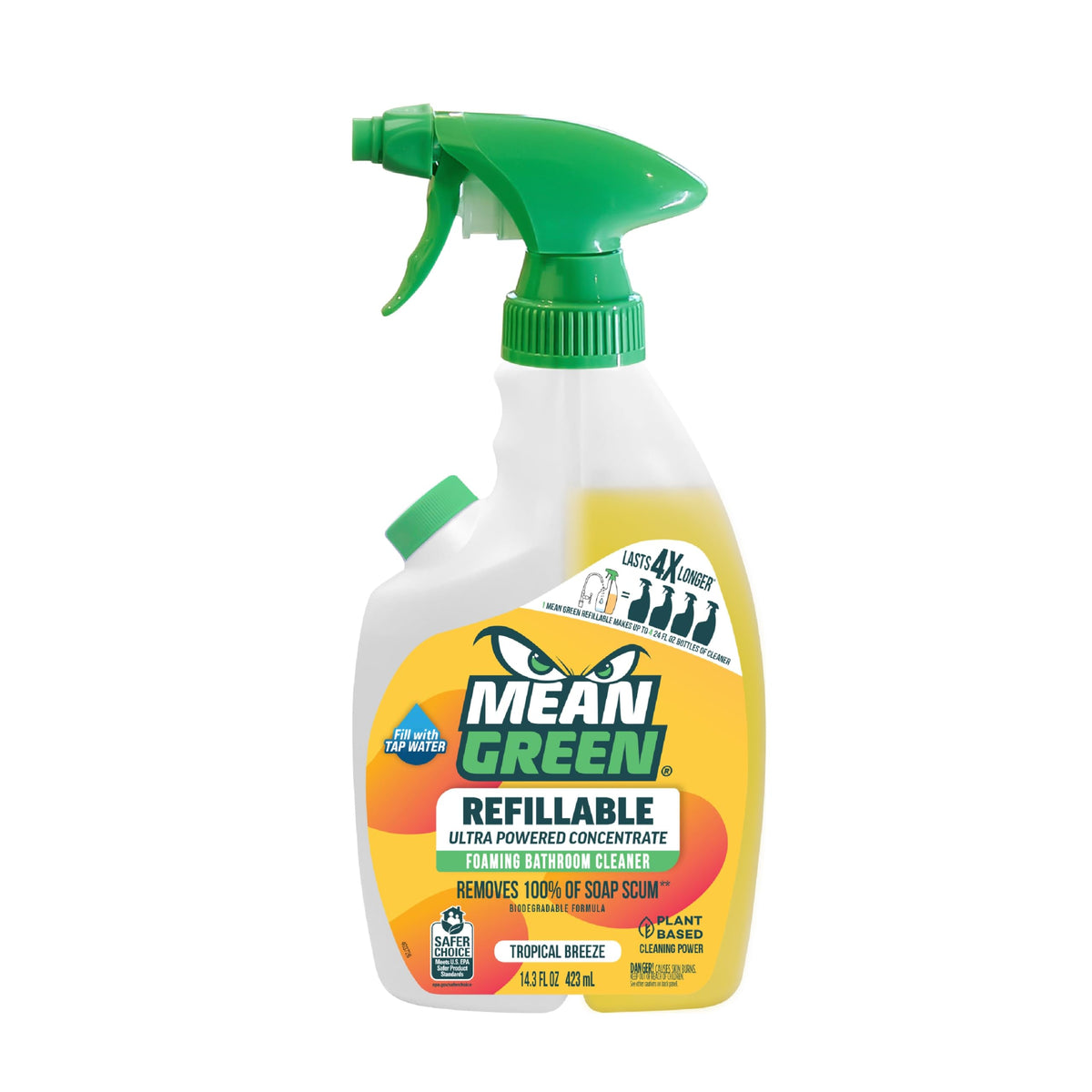 Refillable Ultra Powered Bathroom Cleaner Concentrate (14.3 Fl Oz)