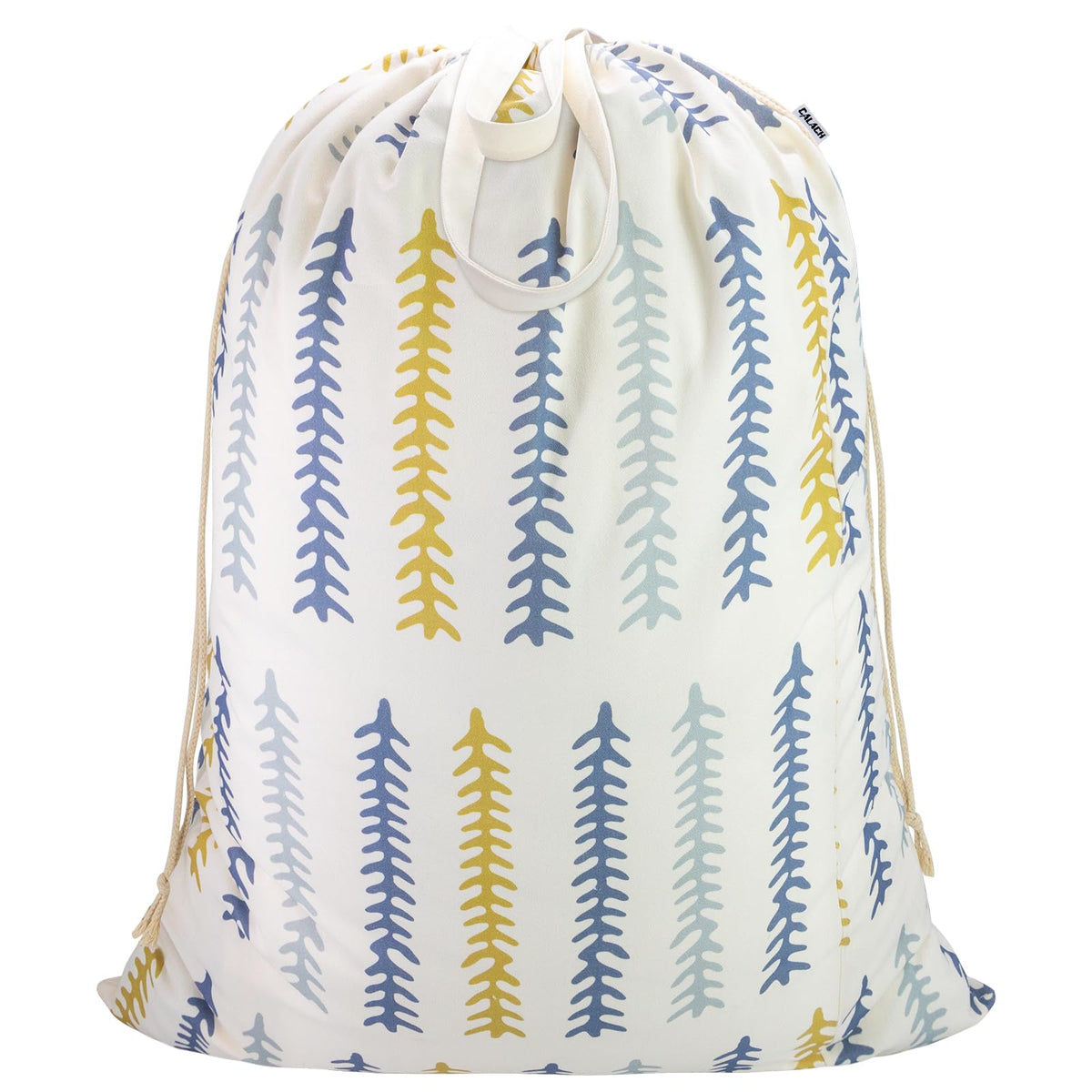 Thick Canvas Laundry Bag with Handles & Drawstring 30"Wx35"H