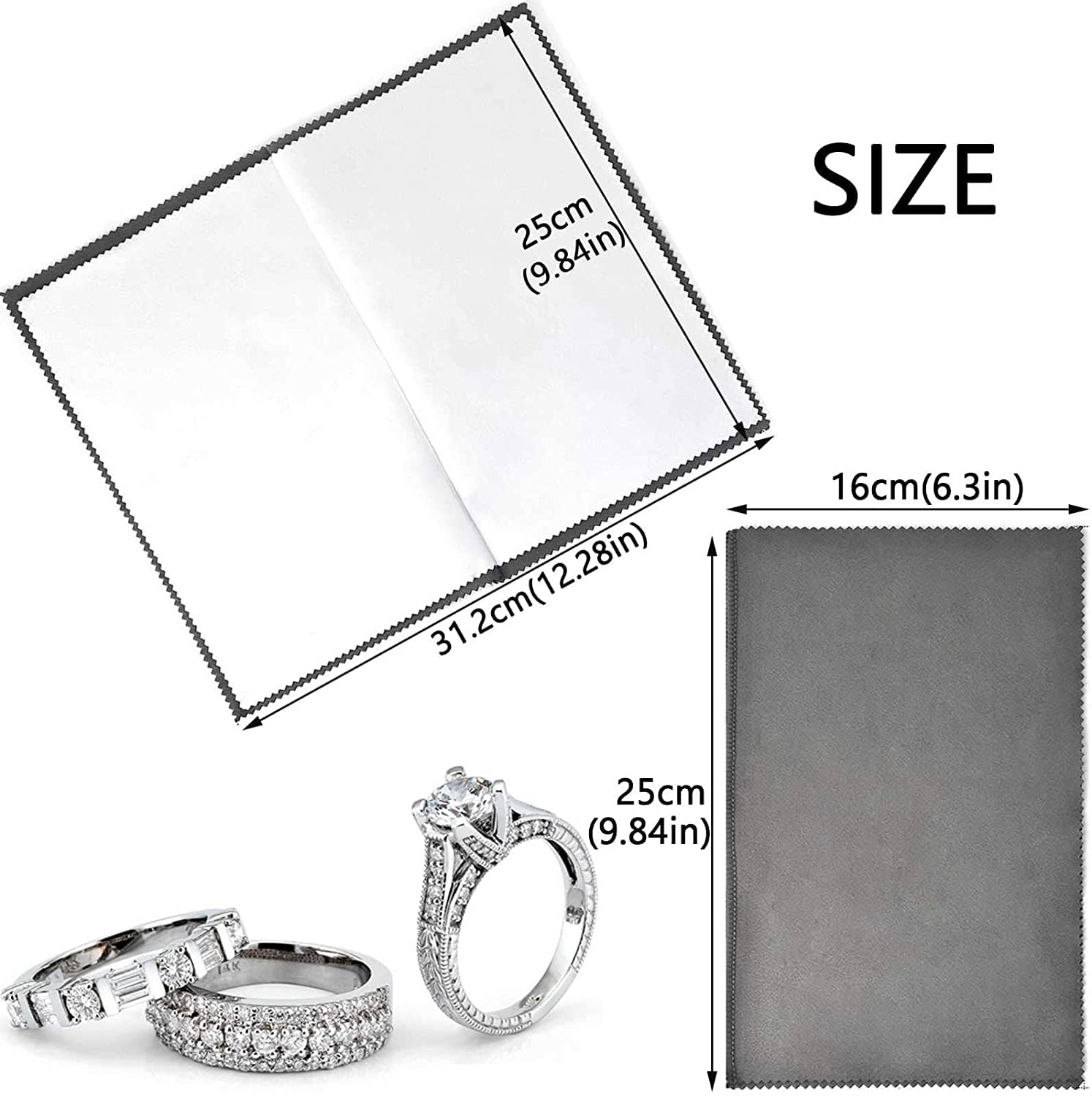 Silver Polishing Cloth (4 Count)