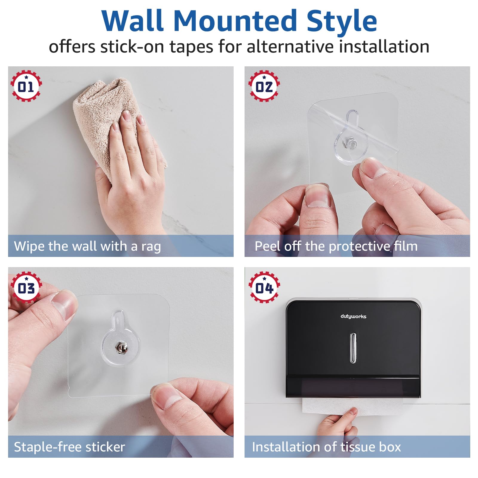 Paper Towel Dispenser Wall Mount (200 Count)