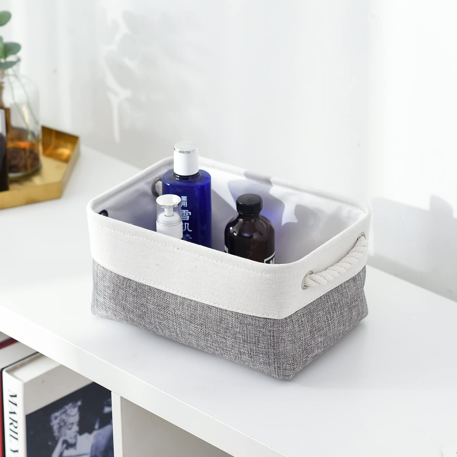 Organization and Storage Basket for Shelves