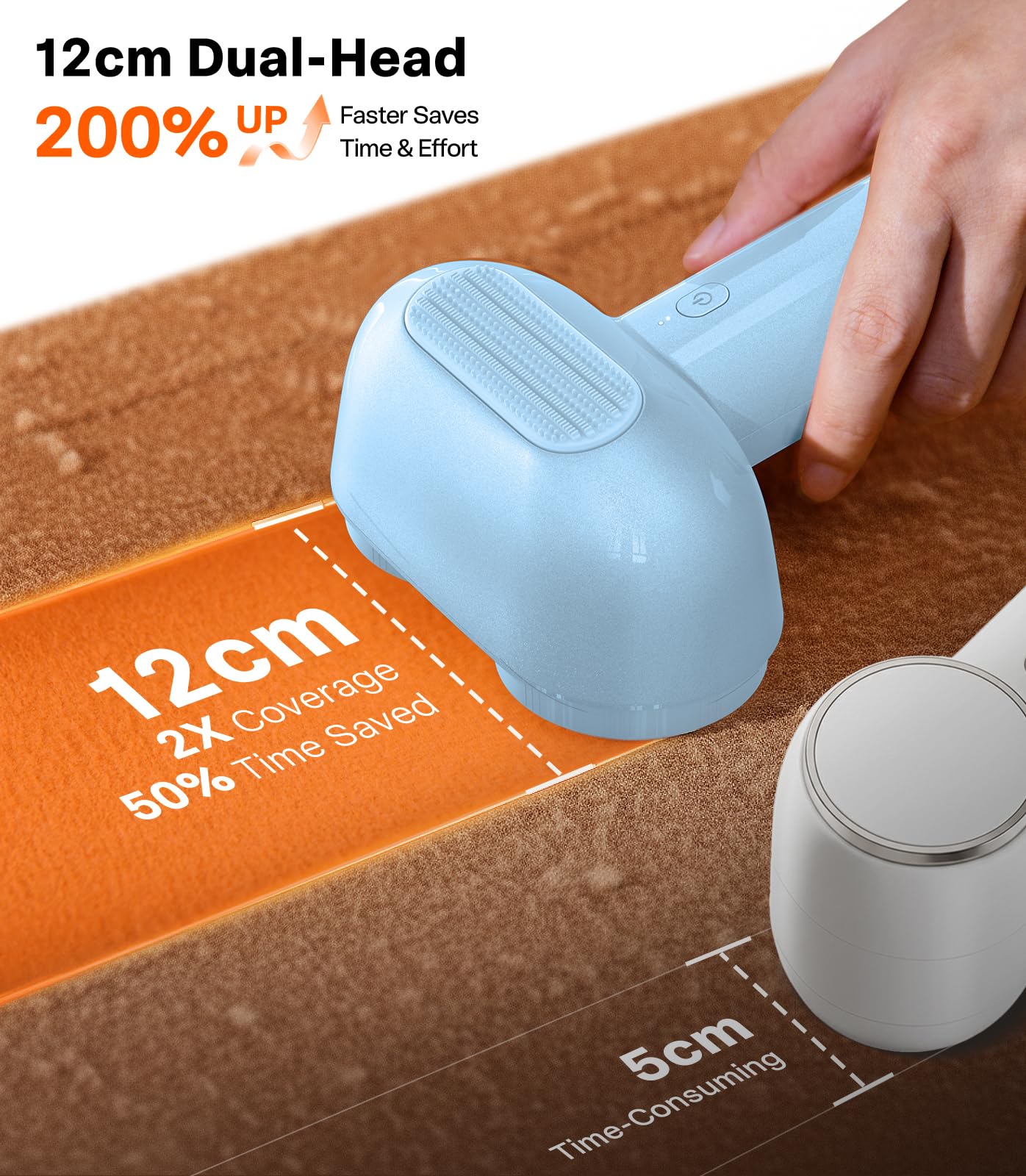 Dual Head Fabric Shaver