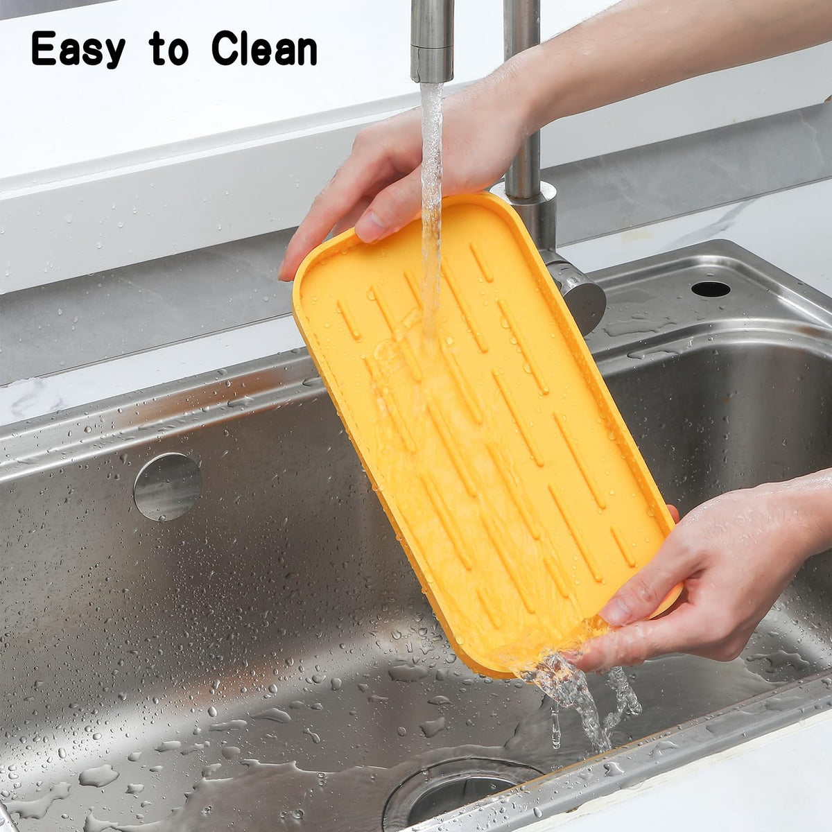 Silicone Kitchen Sink Organizer Tray for Multiple Usage