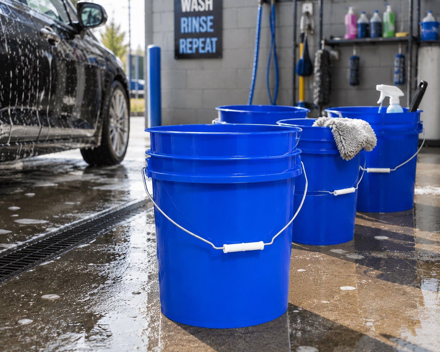 5 Gallon Premium HPDE Plastic Bucket