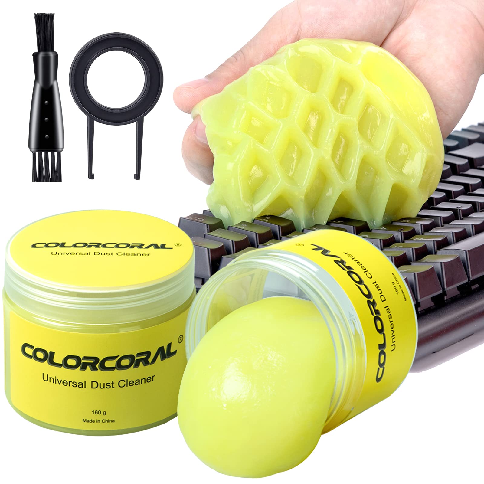 2Pack Keyboard Cleaning Gel Kit Universal Dust Cleaner (11.28 Ounce)