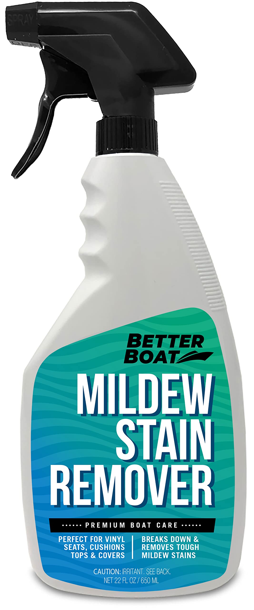 Mold and Mildew Stain Remover 22oz Spray for Fabric Vinyl Tile Grout (22 Fl Oz)