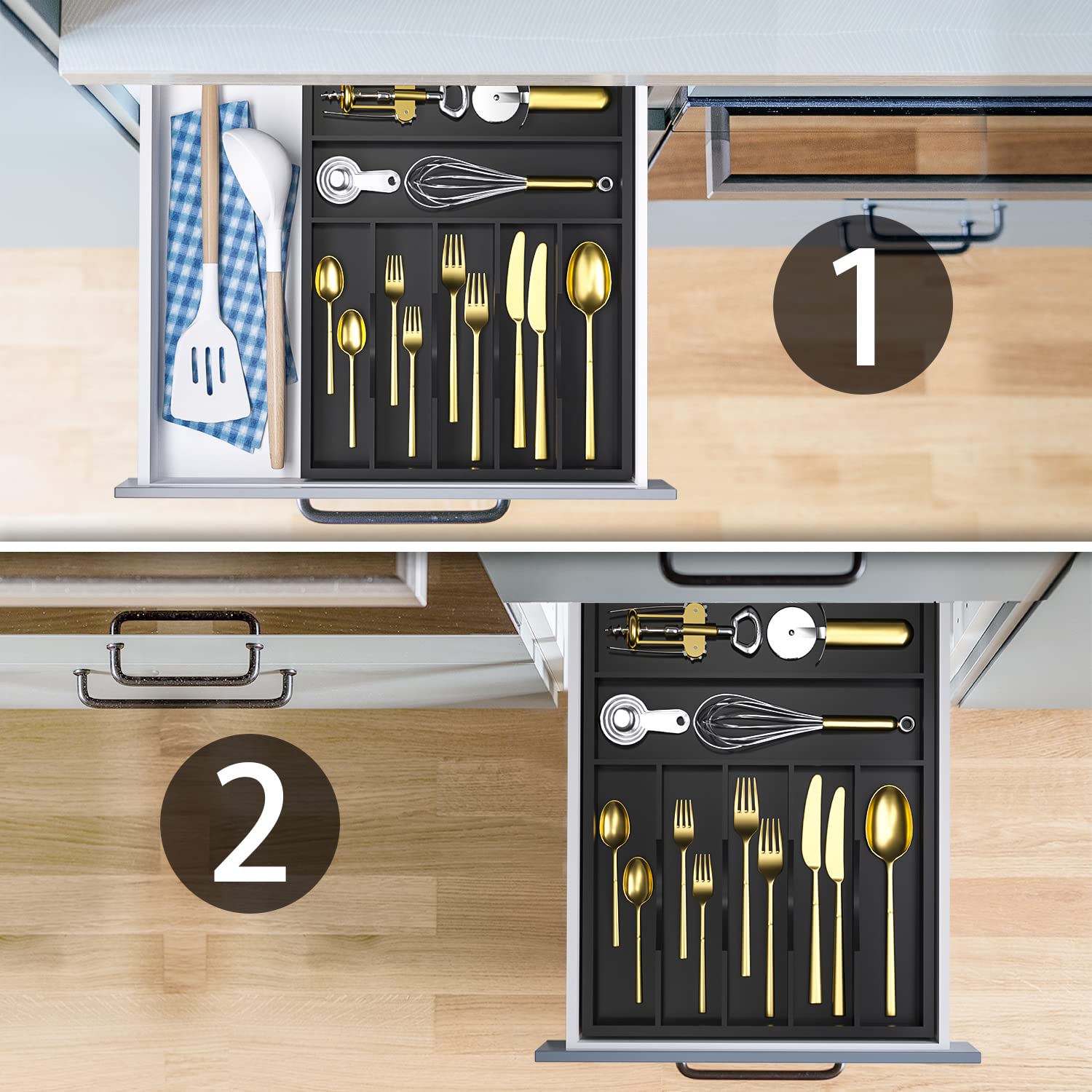 Utensil Organizer Silverware Drawer Organizer