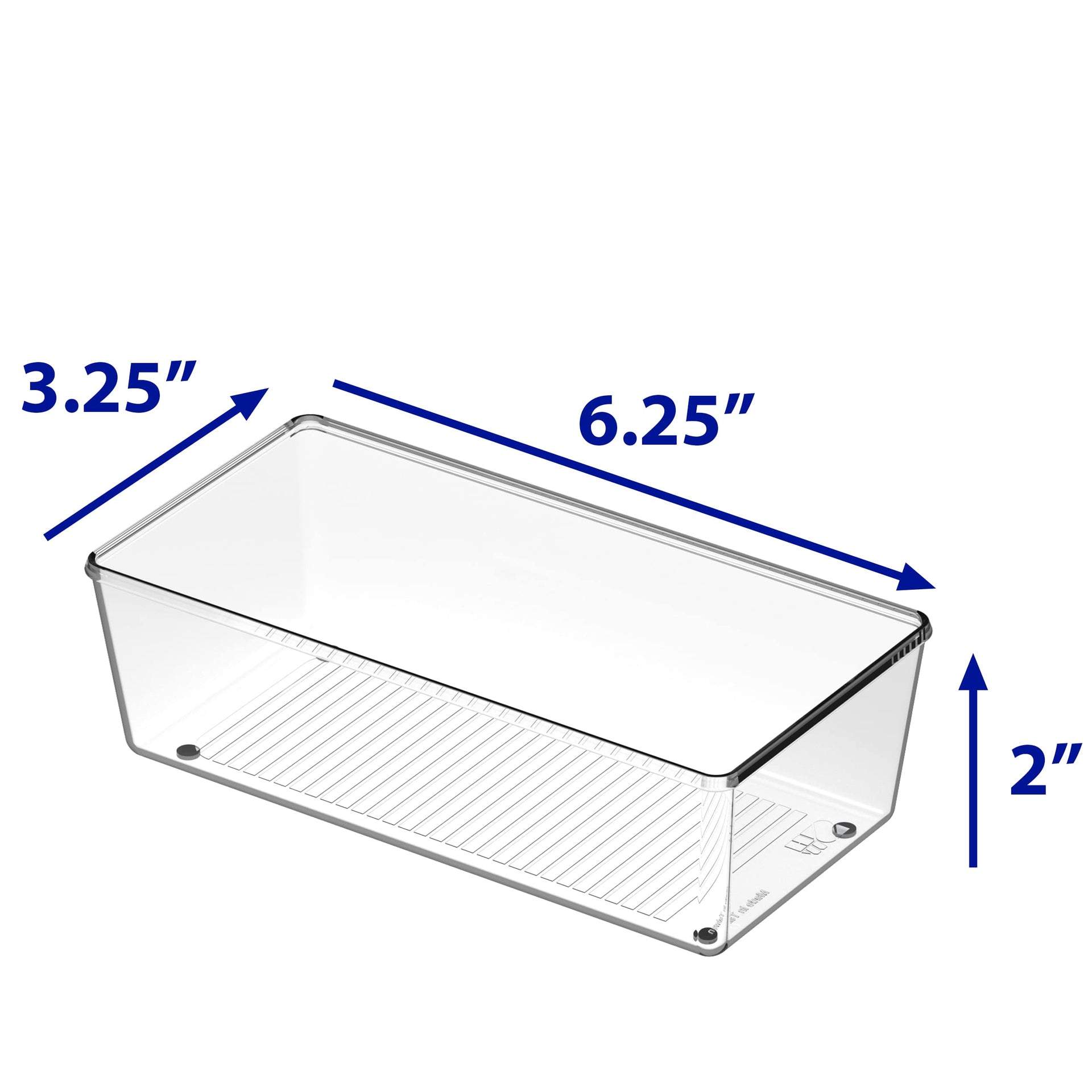 Clear Desk Drawer Organizer