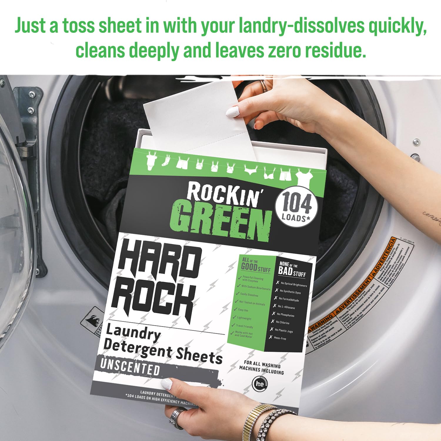 Hard Water Detergent Sheets