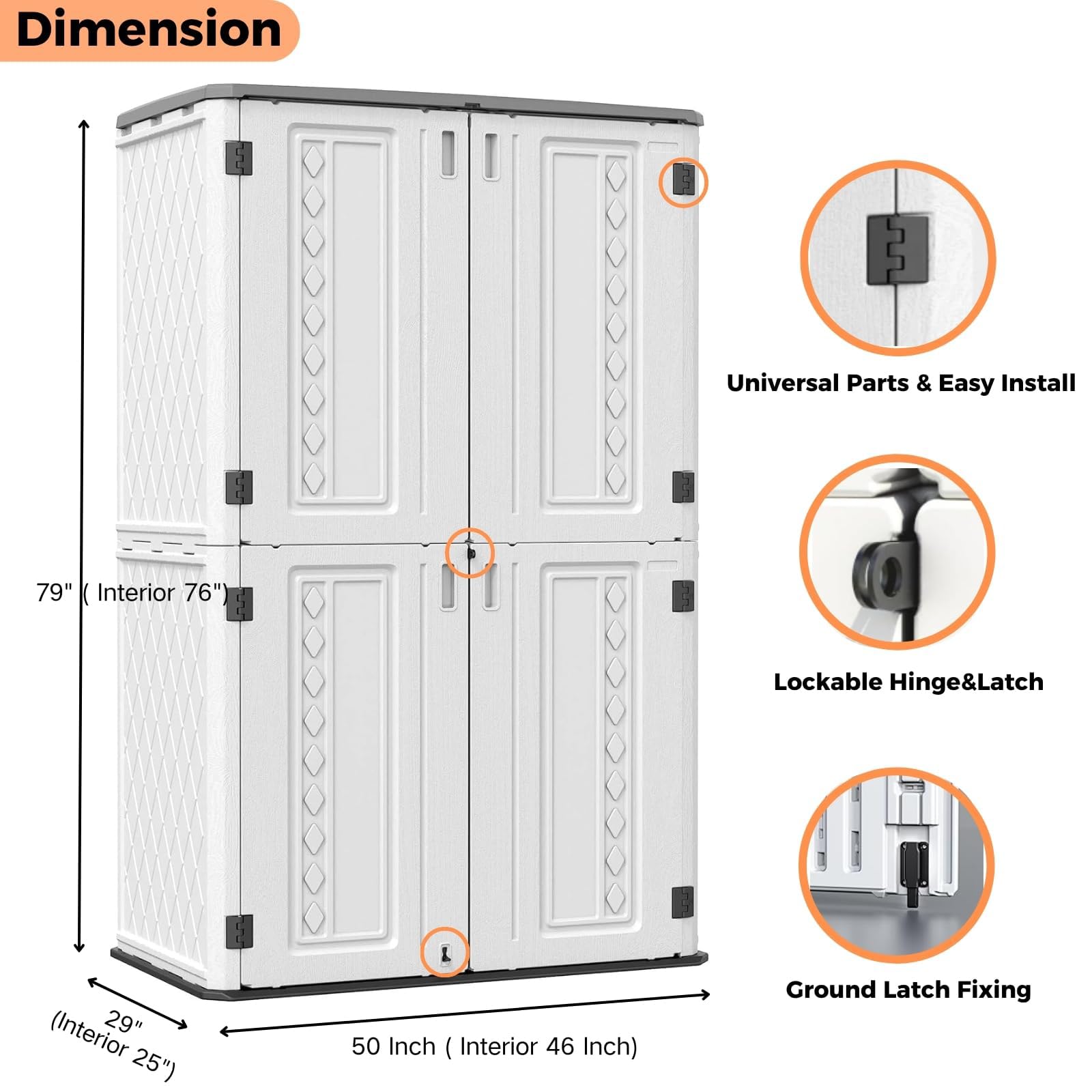 Resin Outdoor Storage Shed