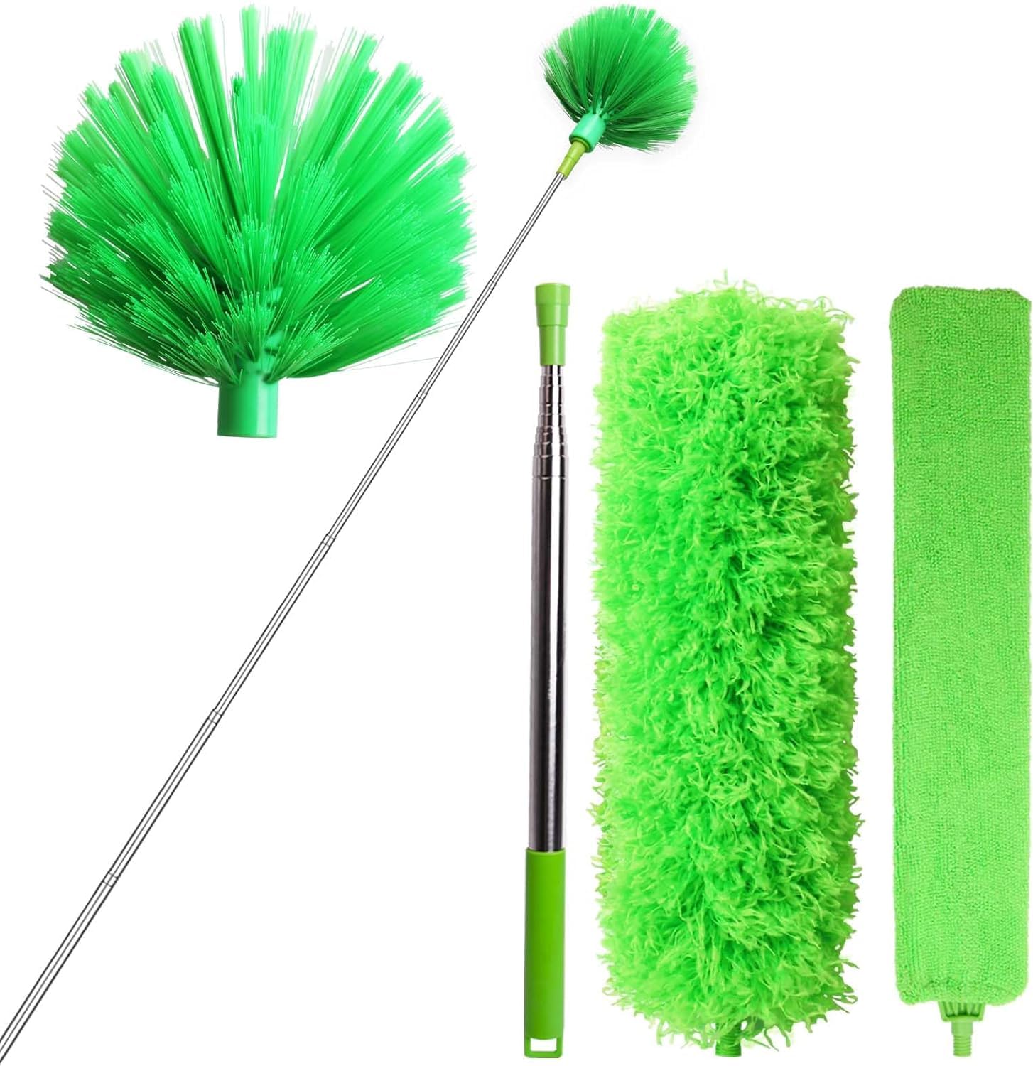 Cobweb Duster with Extension Pole (4 Count)
