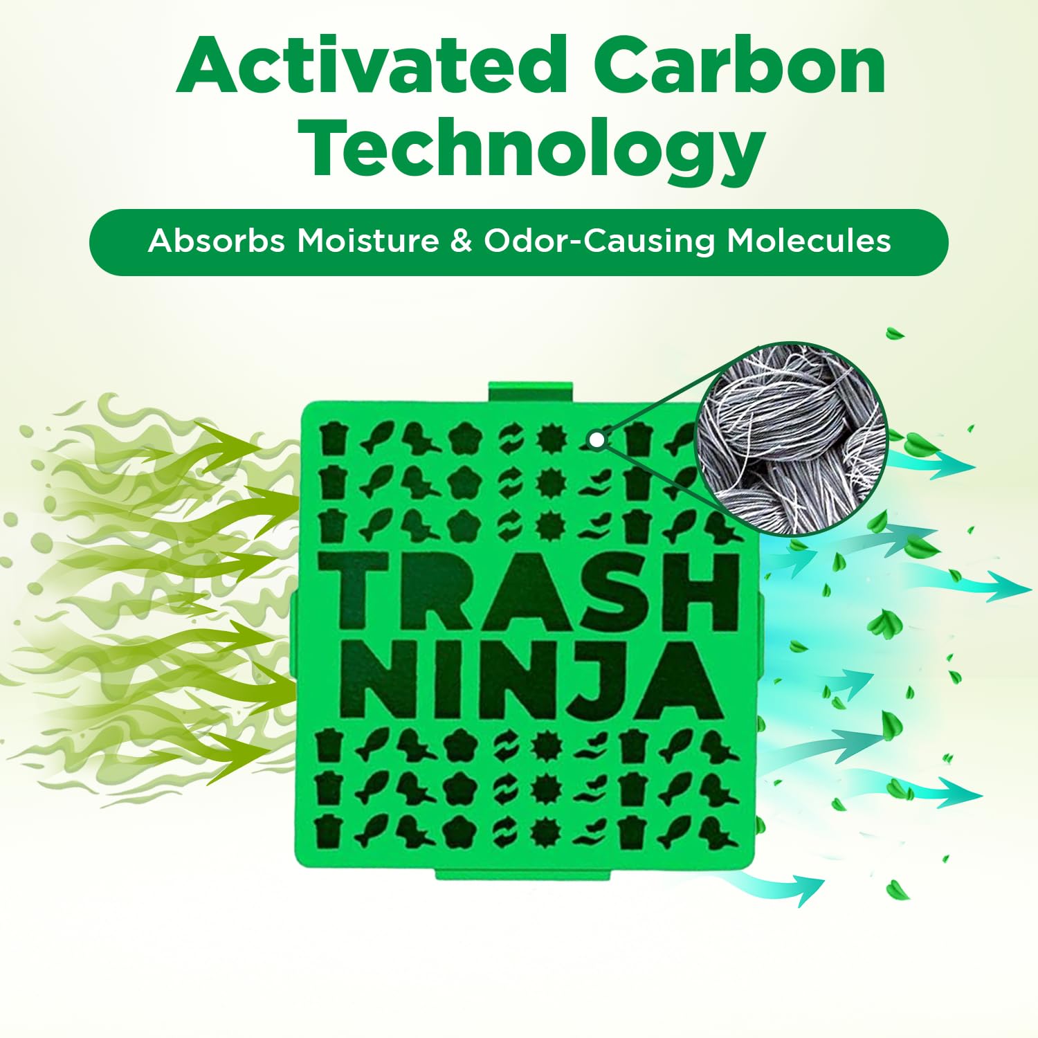 Trash Ninja Trash Can Deodorizer & Odor Eliminator (2 Count)