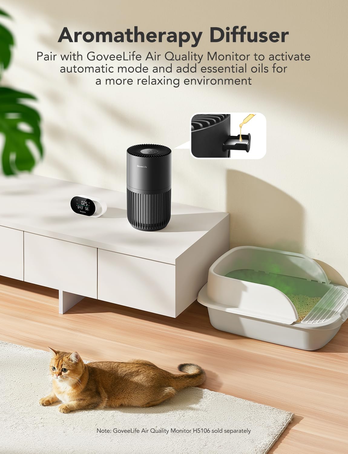 Smart Mini Air Purifier for Bedroom