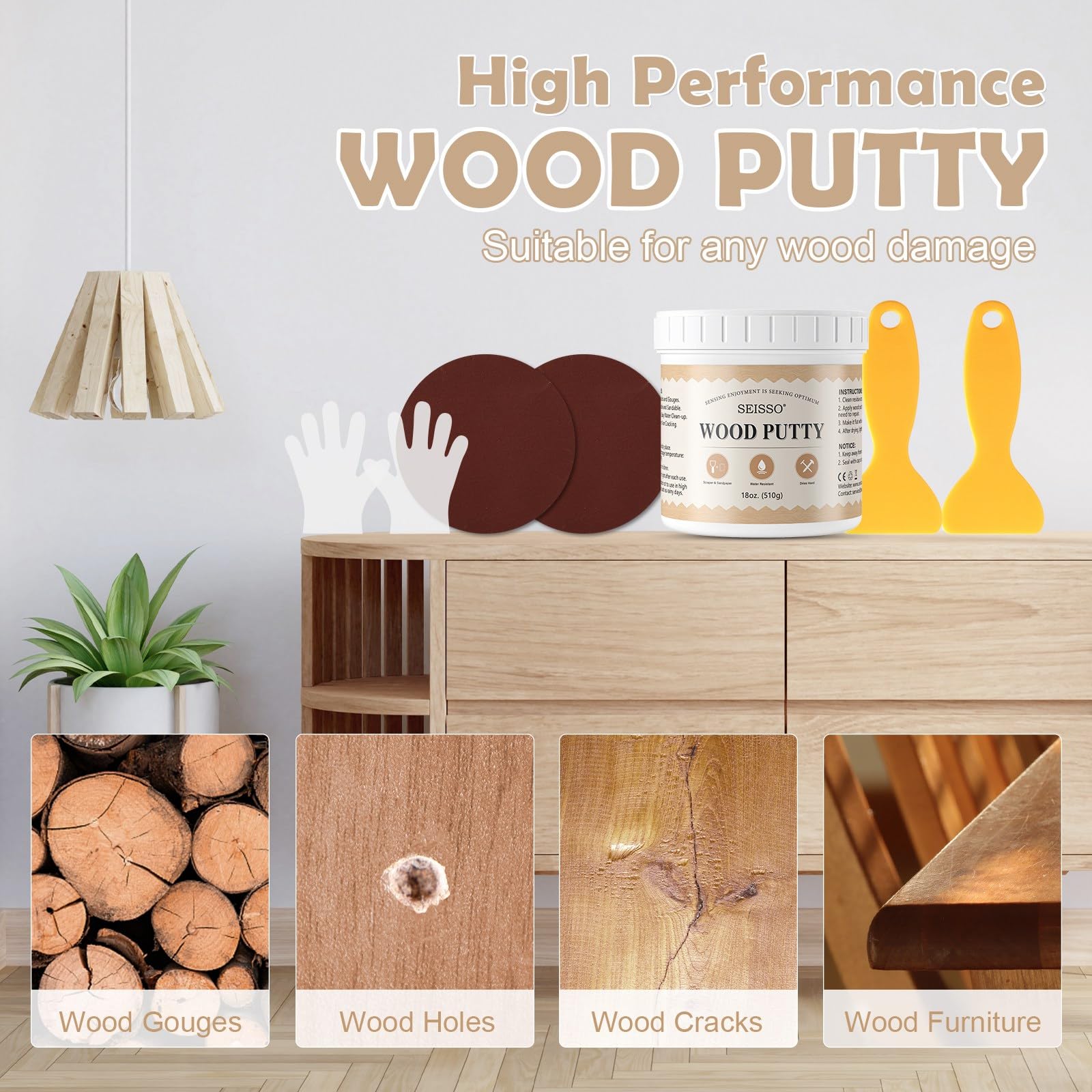 Wood Filler & Putty (18 Ounce)