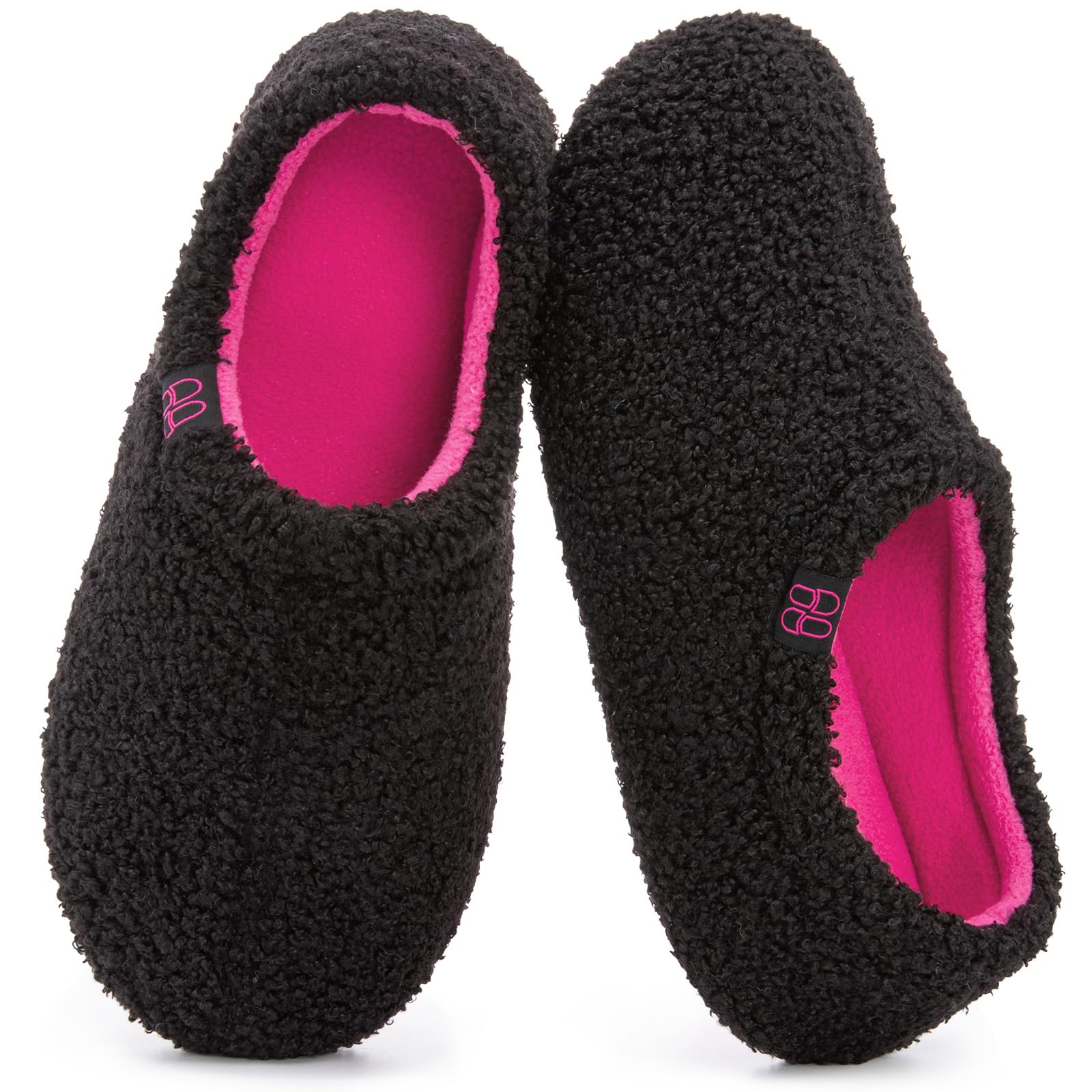Women's Fuzzy Curly Fur Loafer Slippers
