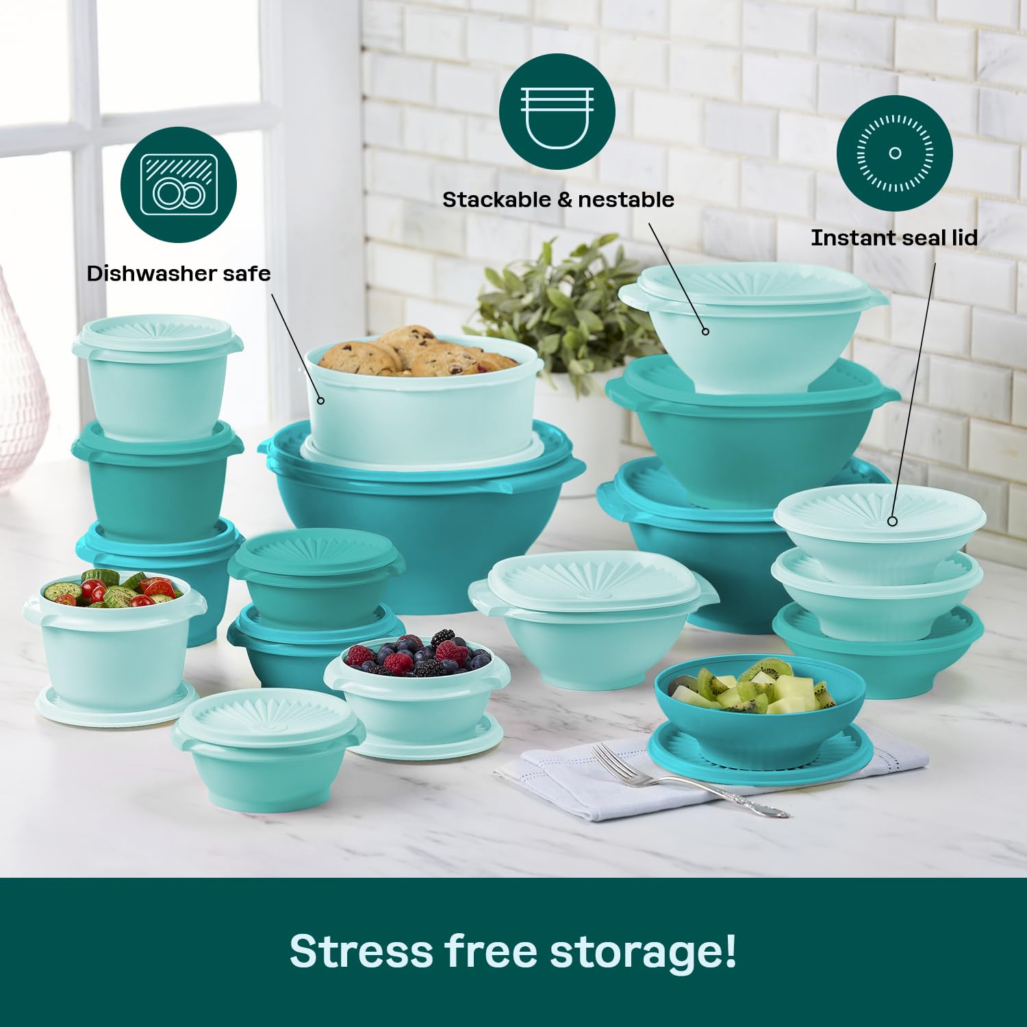 Heritage 36 Piece Vintage Green Set