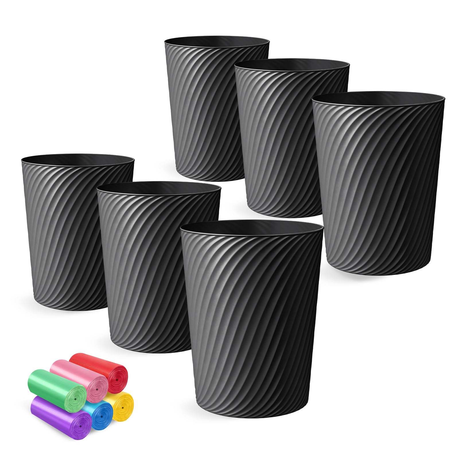 Small Trash Can 1.8 Gallons (3 Count)