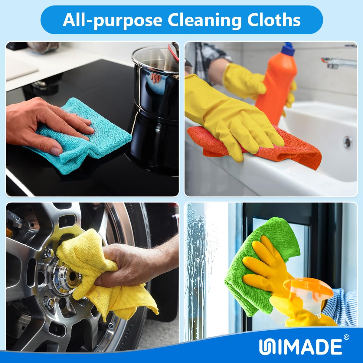 Microfiber Cleaning Cloth (150 Count)