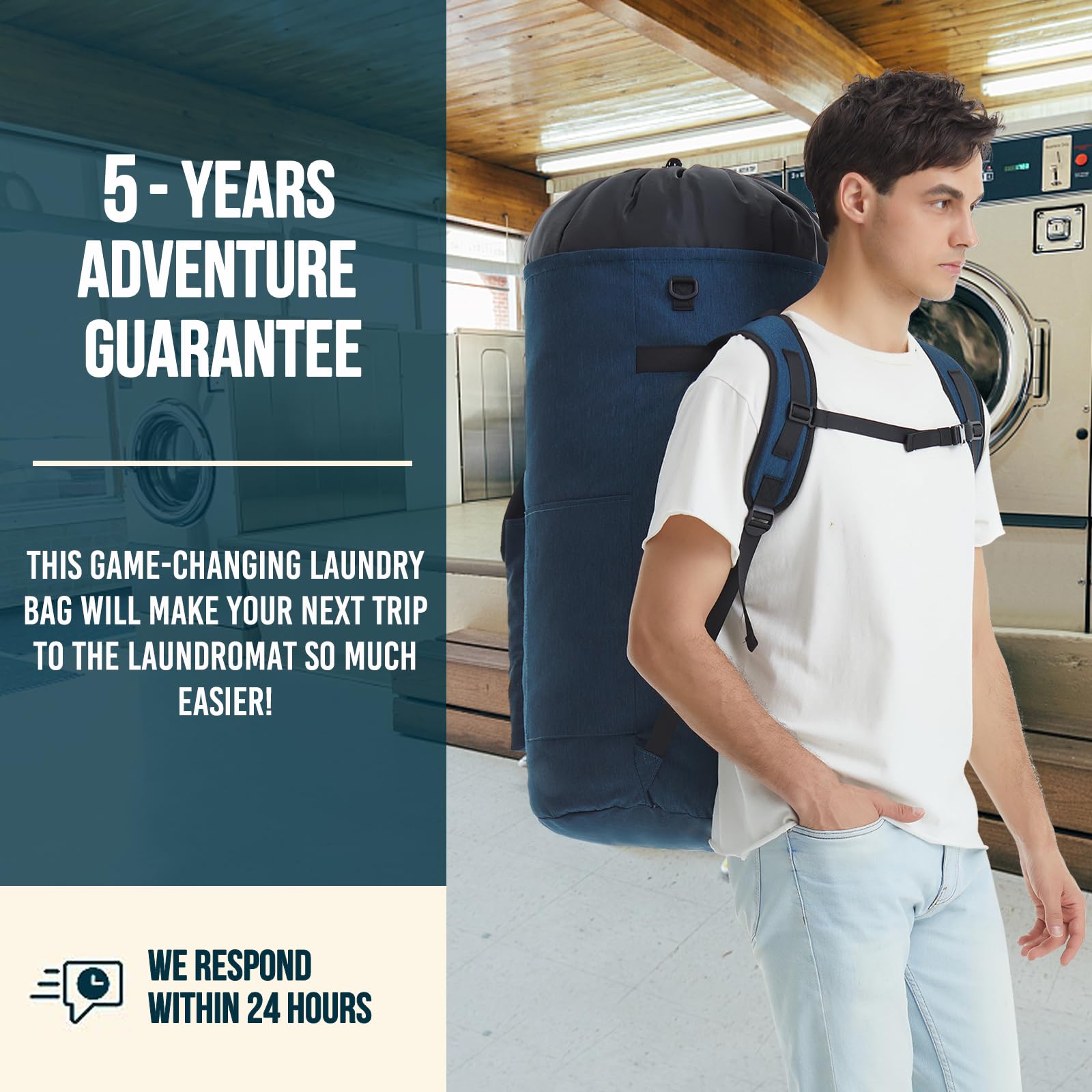 Laundry Backpack Heavy Duty