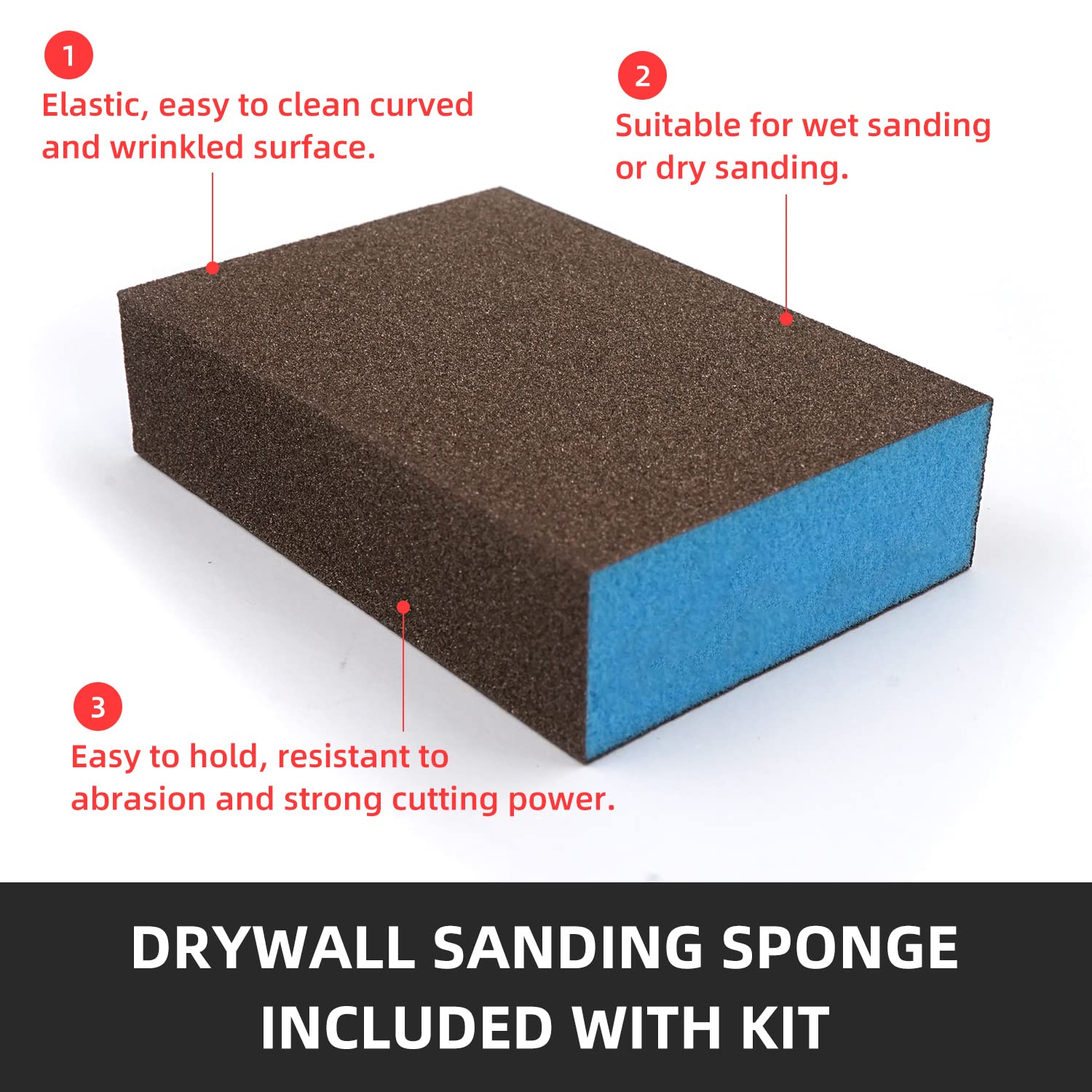 Spackle Wall & Drywall Repair Patch Kit with Tools