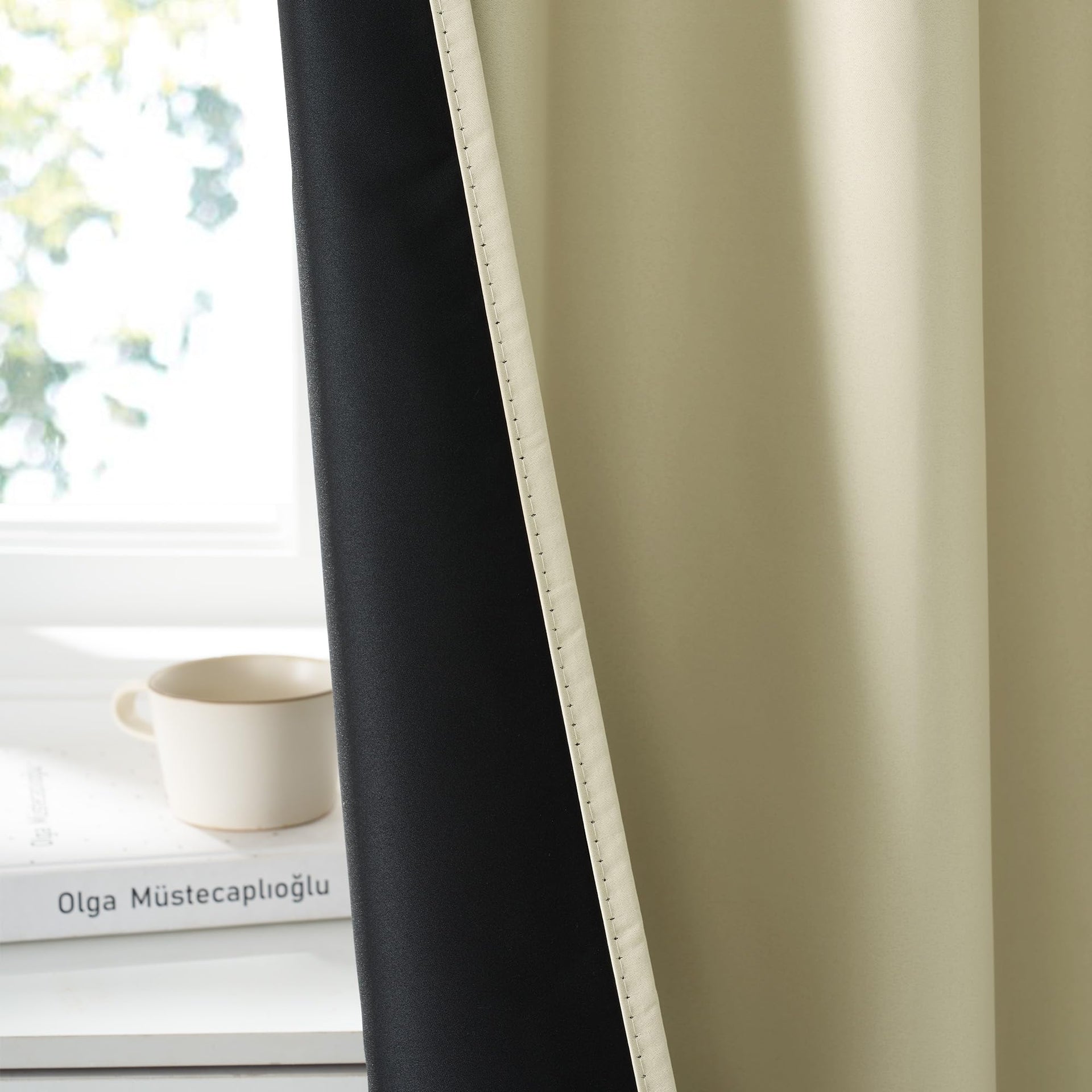 Bedroom Blackout Curtains 80 inches Long (2 Count)