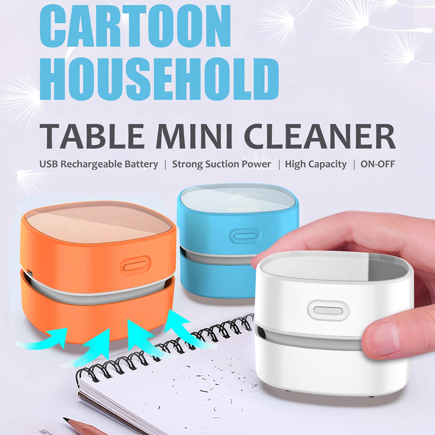 Mini Desktop Vacuum Cleaner for Table Dust